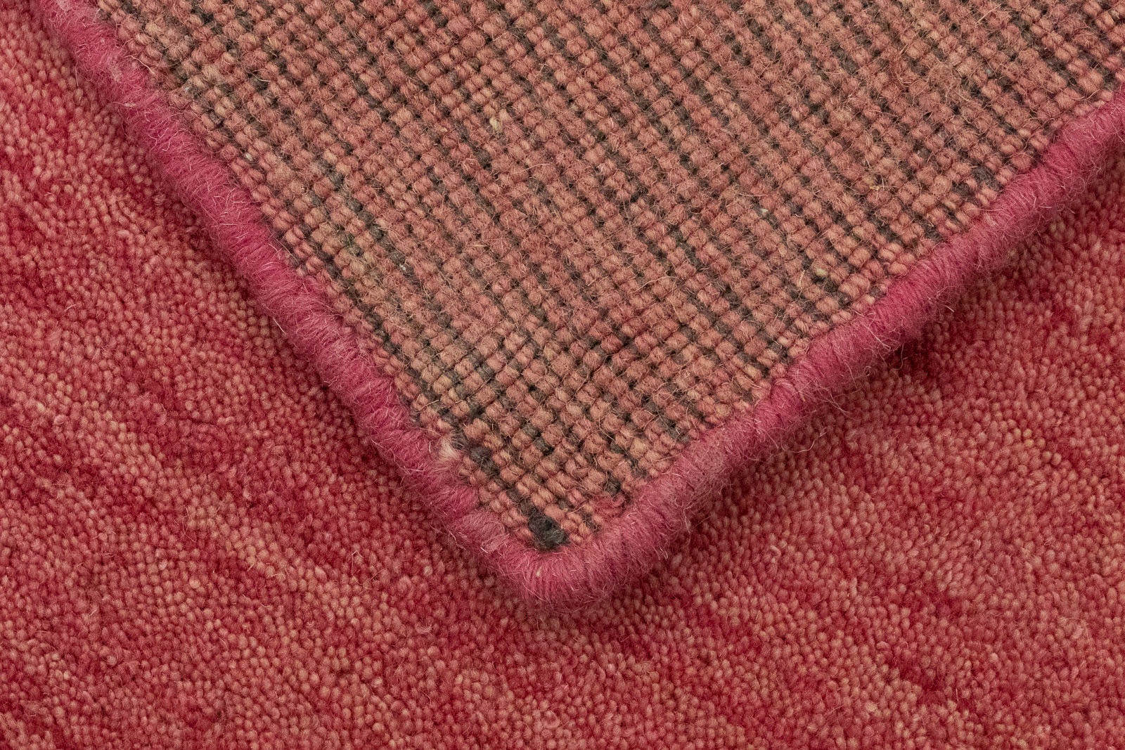 morgenland Wollteppich »Uni - Gabbeh Teppich - Softy«, rechteckig, 1,6 mm Höhe, Gabbeh Optik, Uni Farben, reine Wolle, sehr weicher Flor, Wohnzimmer