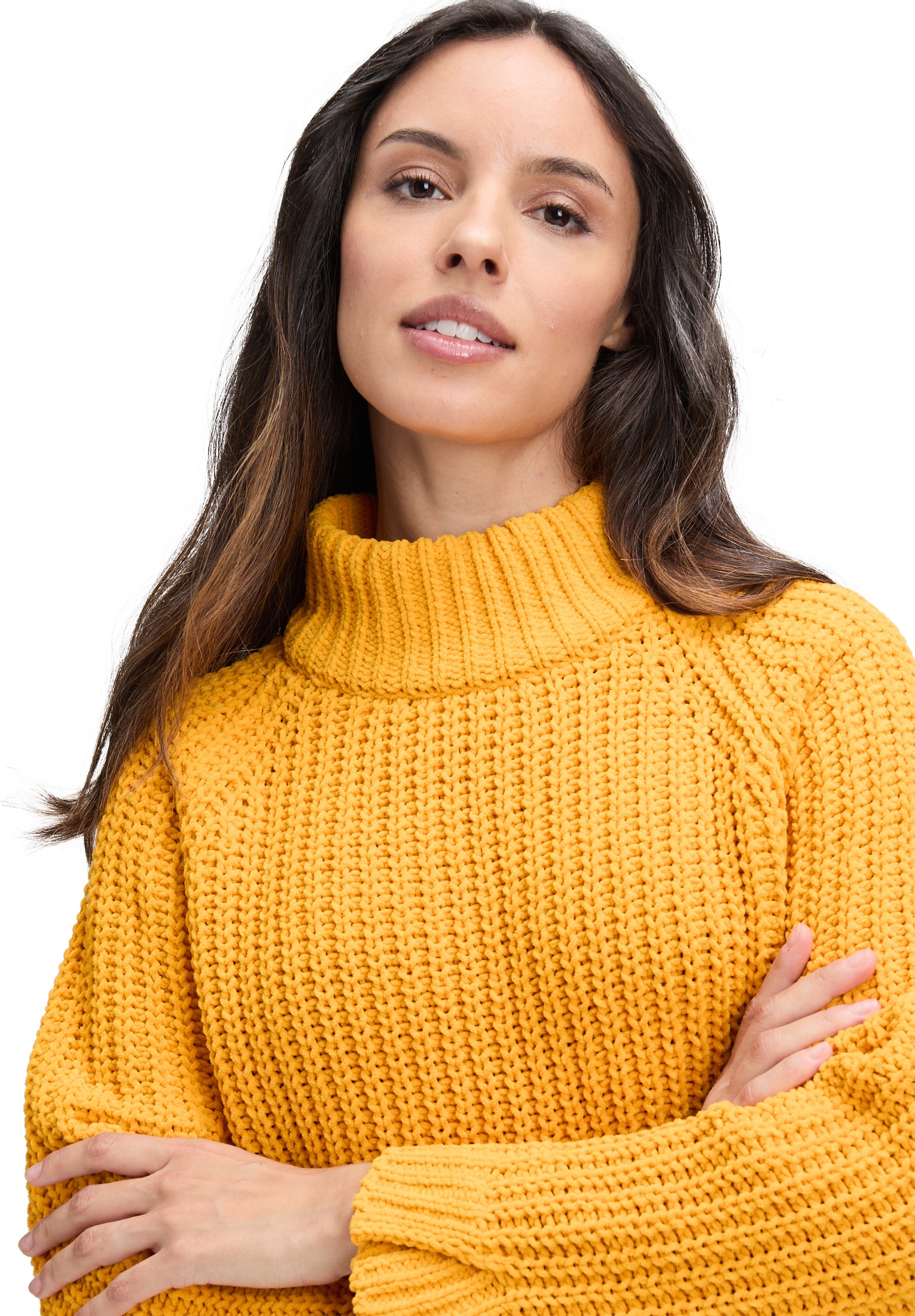 Cartoon Strickpullover »Strickpullover mit Stehkragen«