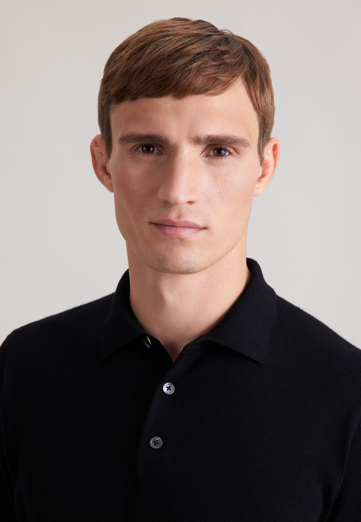 seidensticker Strickpullover »Schwarze Rose« 1/1 Kragen Uni