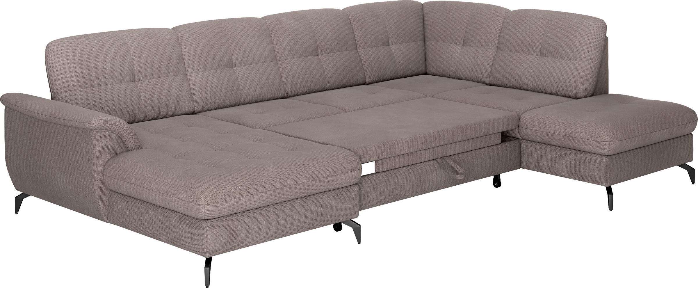 sit&more Wohnlandschaft »Zora U-Form«, wahlweise mit Bettfunktion und Bettkasten