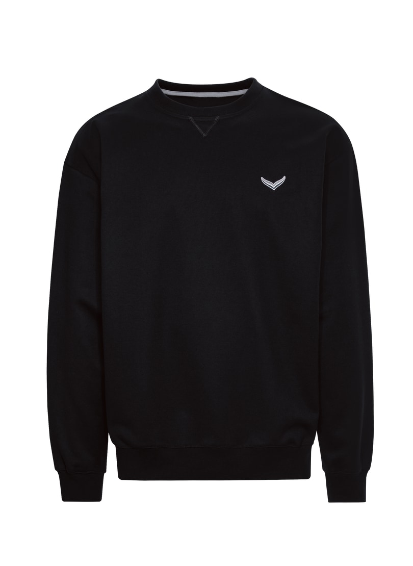 Trigema Sweatshirt »TRIGEMA Oversized Sweatshirt mit Logo-Patch«