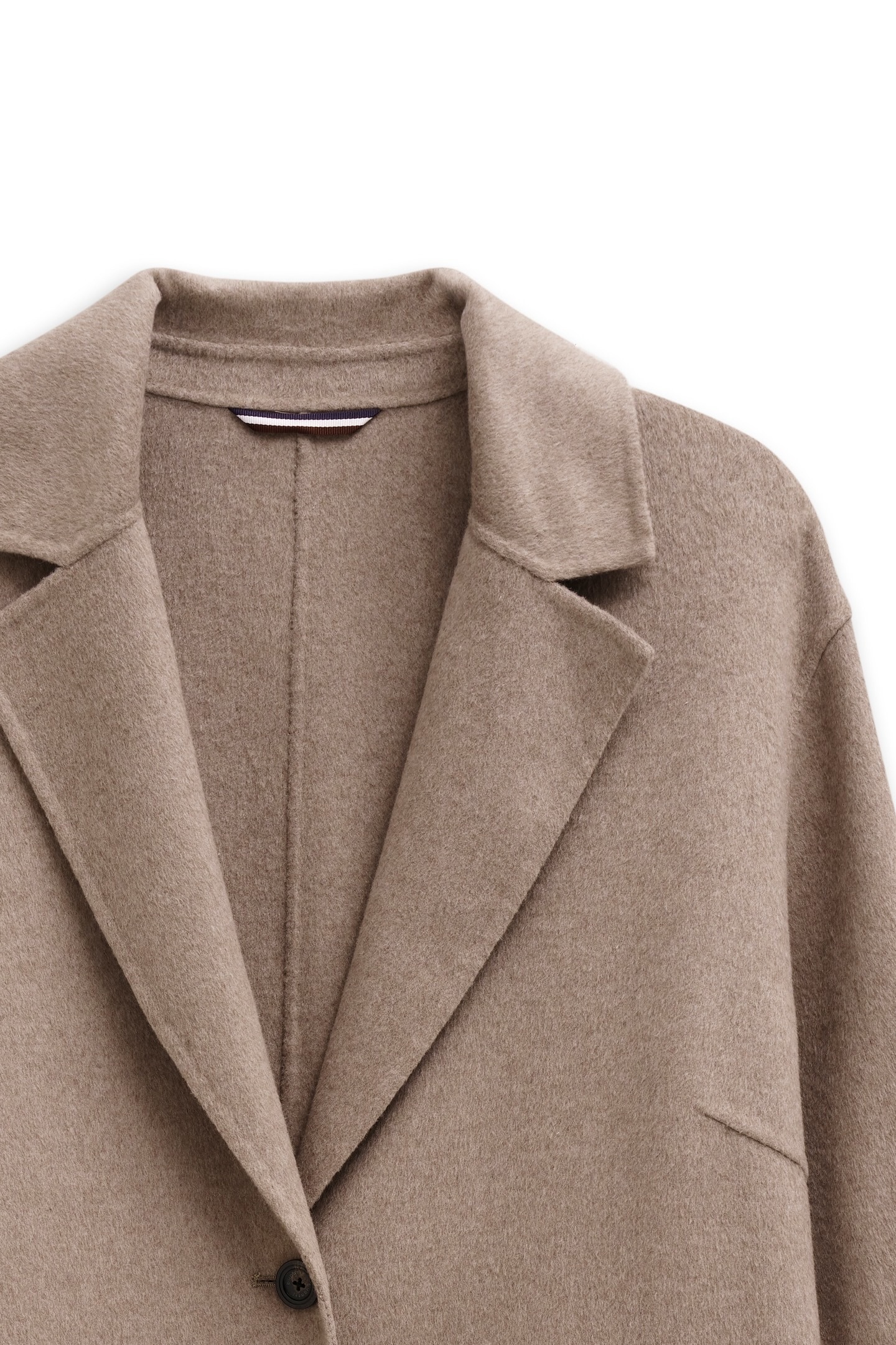 bugatti Kurzmantel »Loose Fit« mit Knopfleiste und aus weichem Woll-Mix