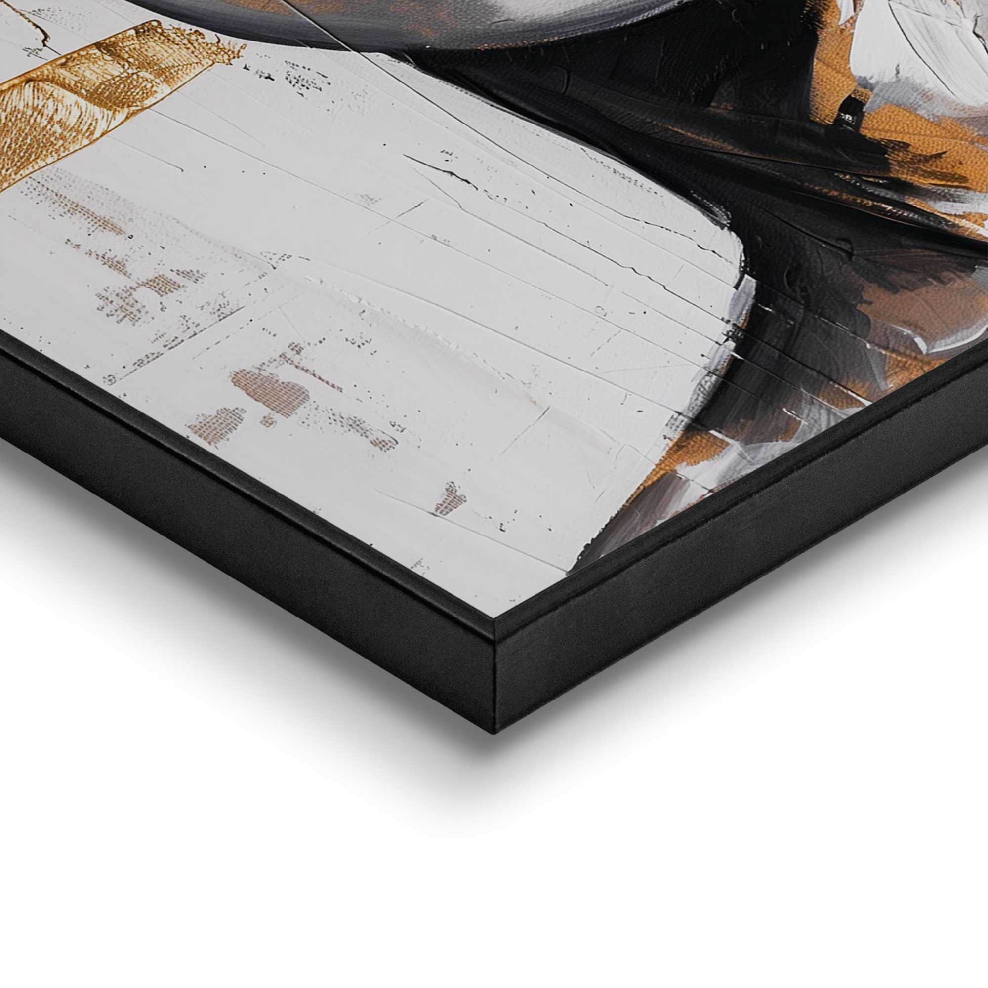 Reinders! Poster »Stylish Lady« Wohnzimmer - Schwarz - MDF - Gold - 40x50 cm