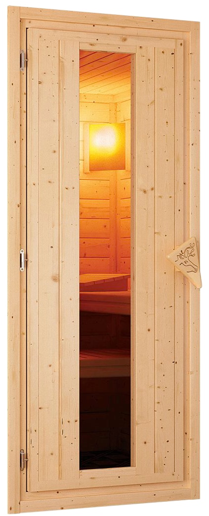Karibu Sauna »Finja« Set,  Ofen 3,6 kW externe Strg.easy