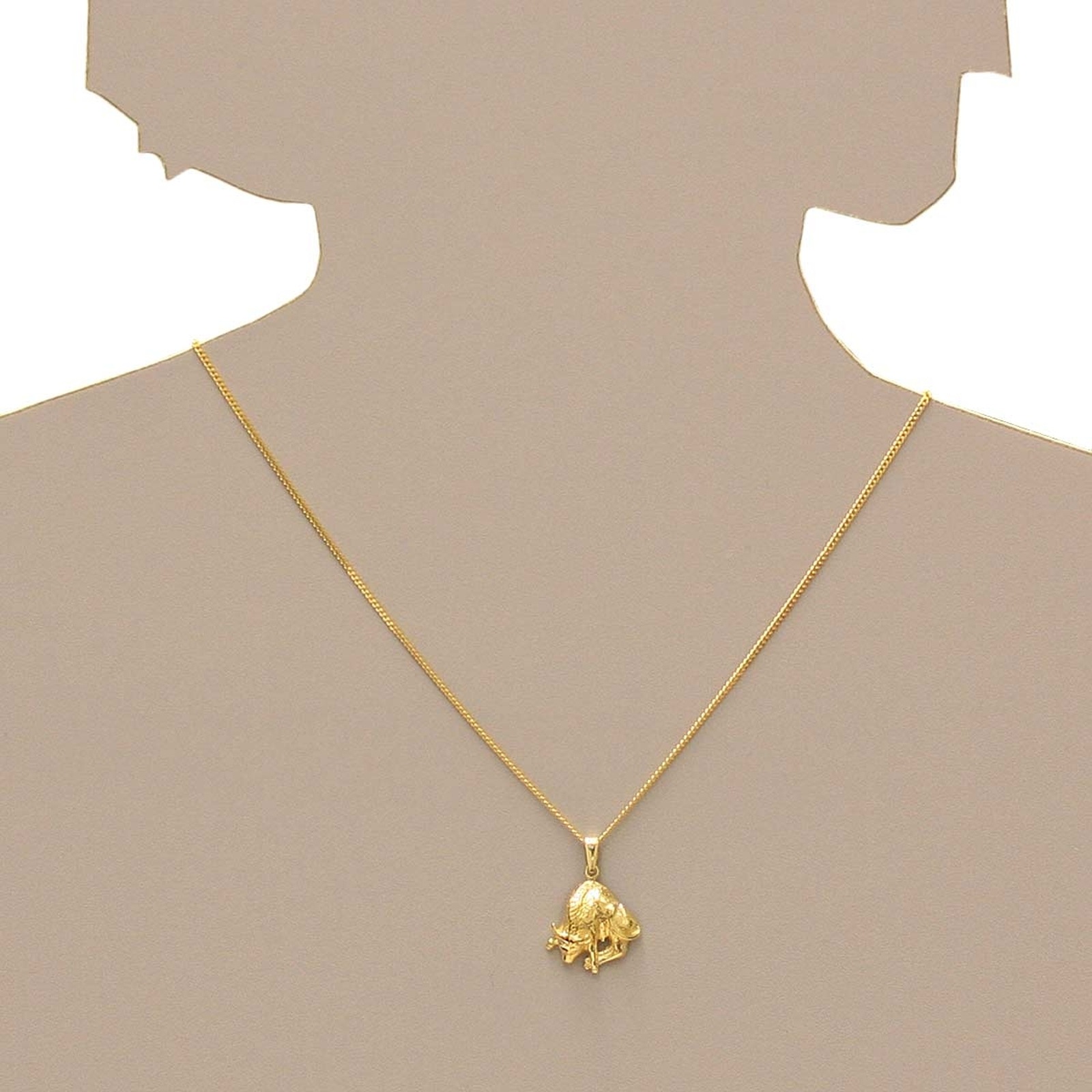 OSTSEE-SCHMUCK Kettenanhänger »- Tierkreiszeichen Stier - Gold 585/000 - ,«