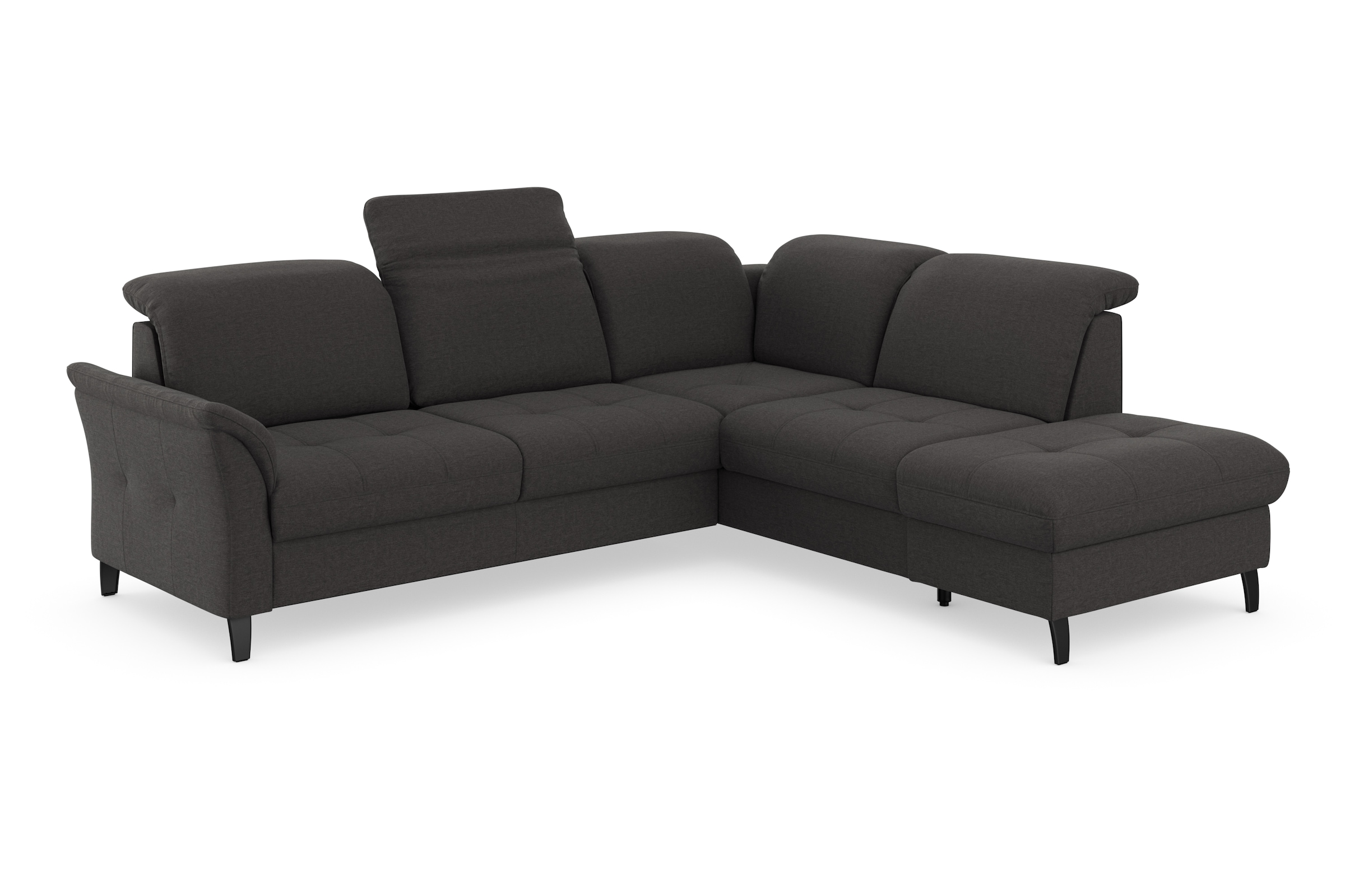 sit&more Ecksofa »Maggiore L-Form«, wahlweise mit Kopfteilverstellung, Bettfunktion und Stauraum