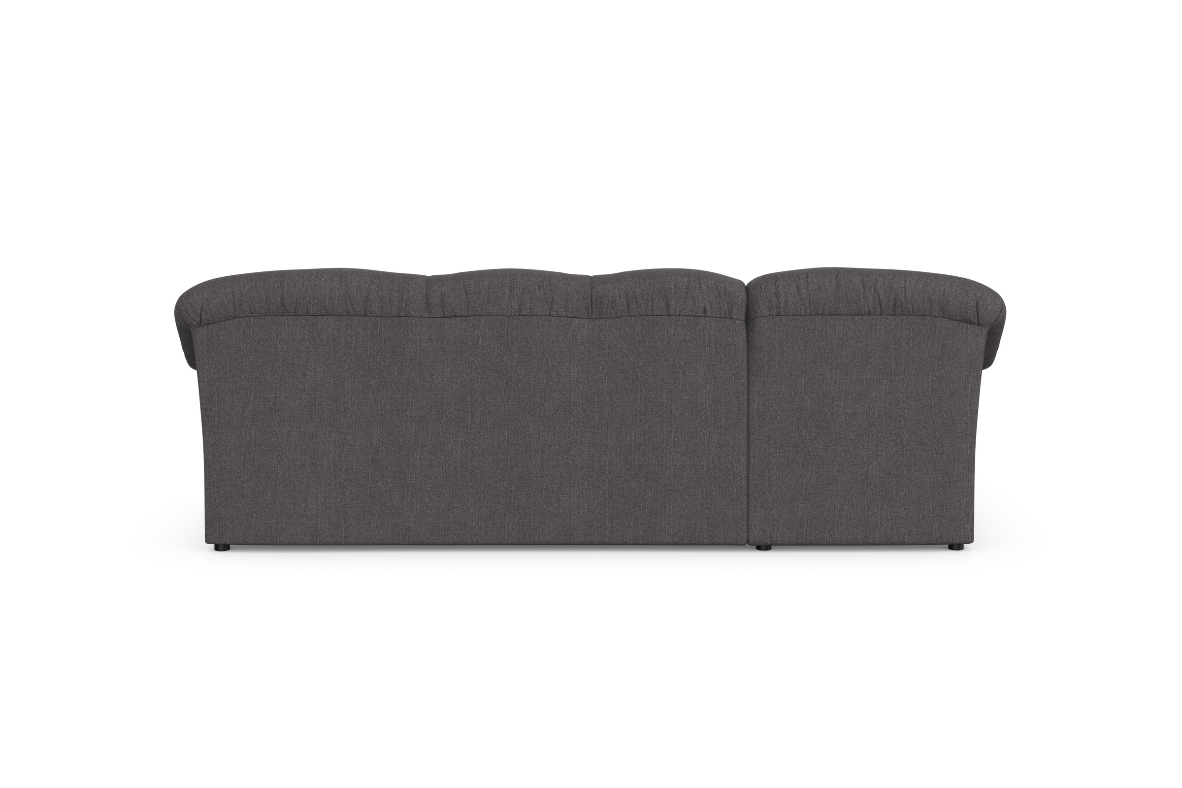 DOMO collection Ecksofa »Pegnitz, elegante Rückensteppung, kompakte Stellmaße 238/141cm, L-Form«, wahlweise mit Bettfunktion