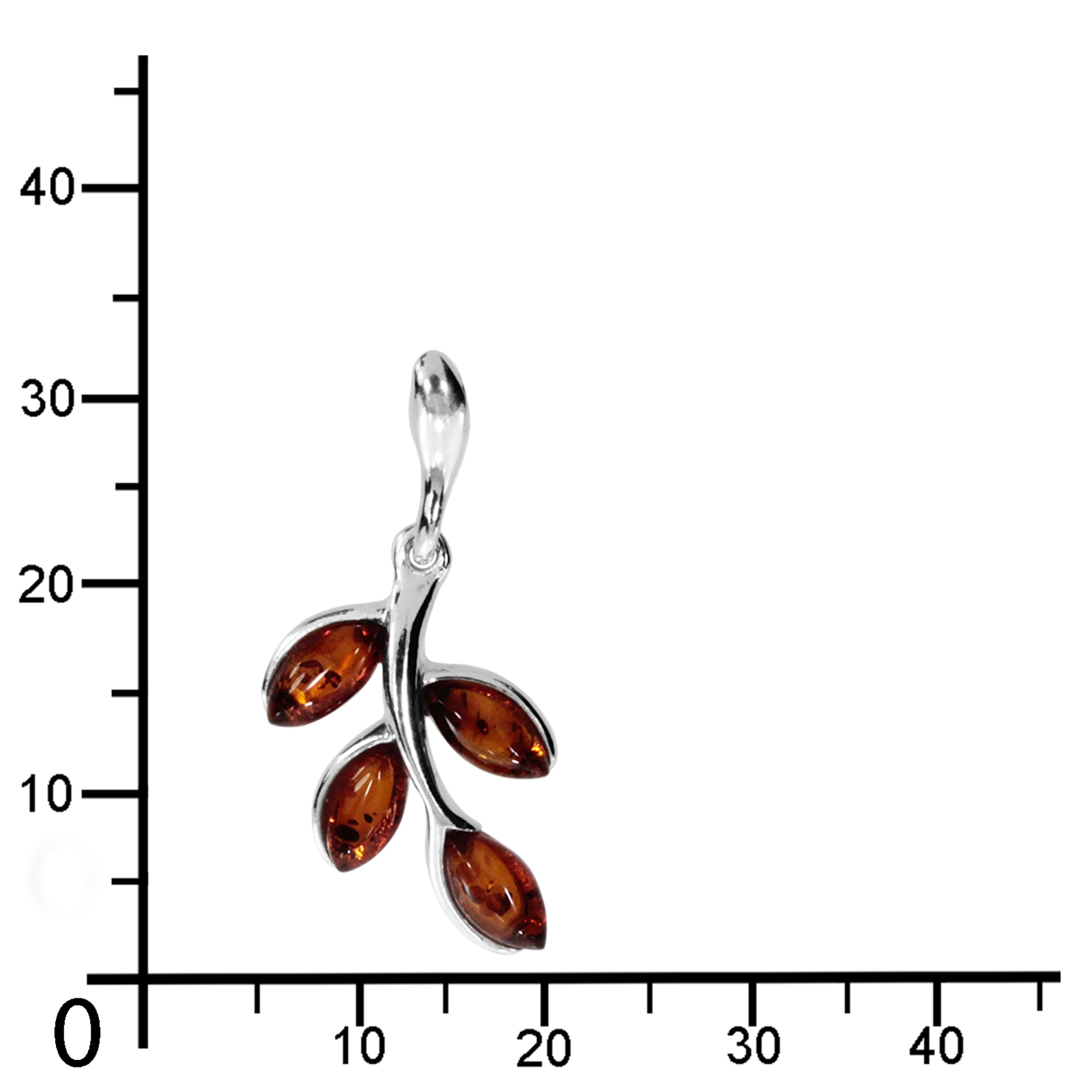 OSTSEE-SCHMUCK Kettenanhänger »- Dana - Silber 925/000 - Bernstein«