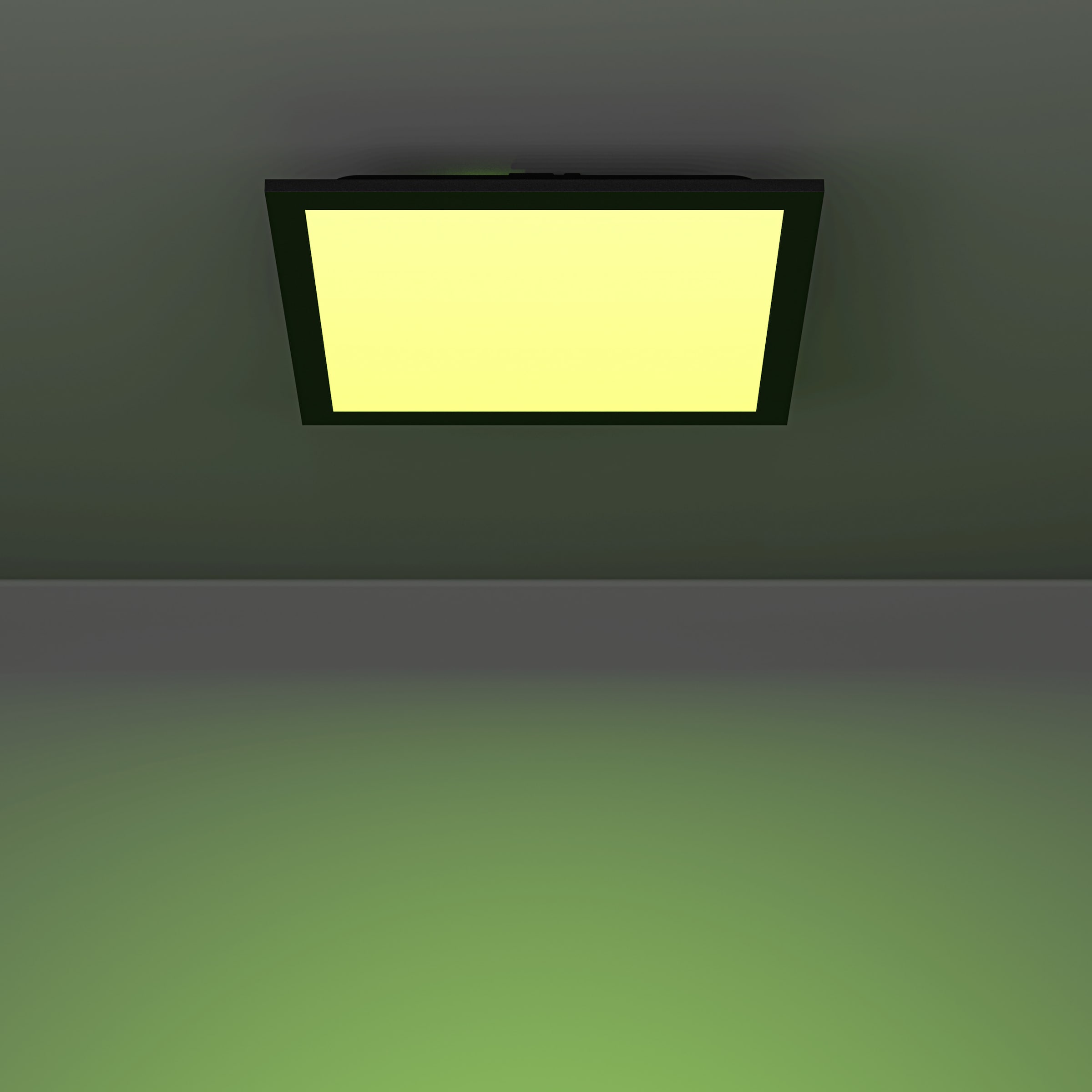 EGLO LED Deckenleuchte »MORADILLO-Z Deckenlampe - Stahl - LED - 14W - IP20« LED-Modul 1 Stk. Kaltweiß | Neutralweiß | RGB | Warmweiß Wohzimmerlampe, Esszimmerlampe, Schlafzimmer, L29,5 x B29,5 x H6,1 cm