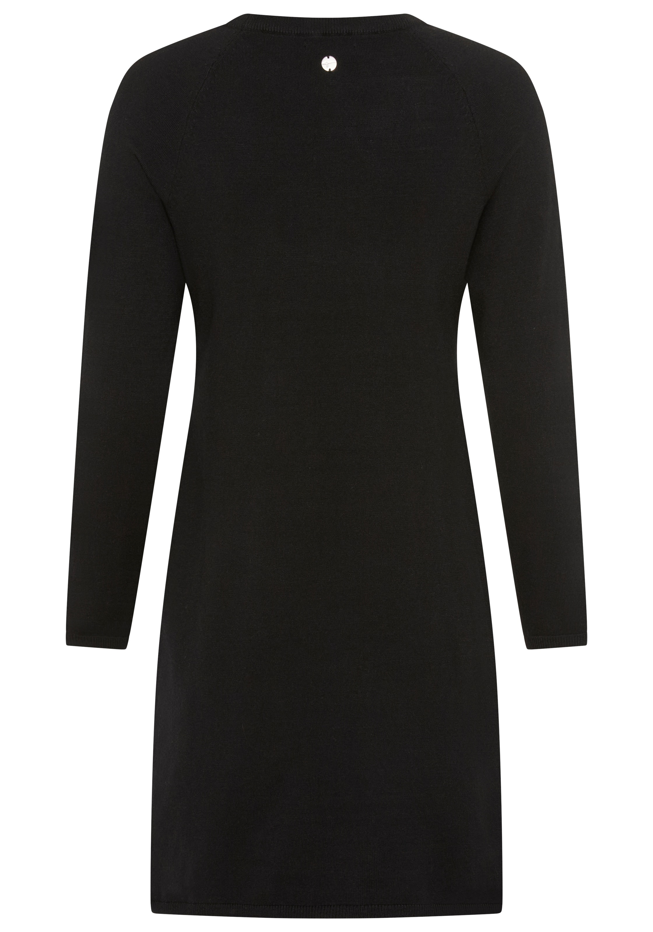 Tamaris Strickkleid »mit figurumspielender Passform« lässiges Mini-Kleid aus Viskosemischung