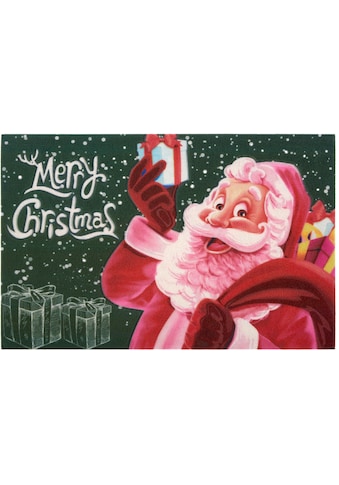 Home affaire Fußmatte »Merry Christmas«, rechteckig, 6 mm Höhe, In und Outdoor... kaufen