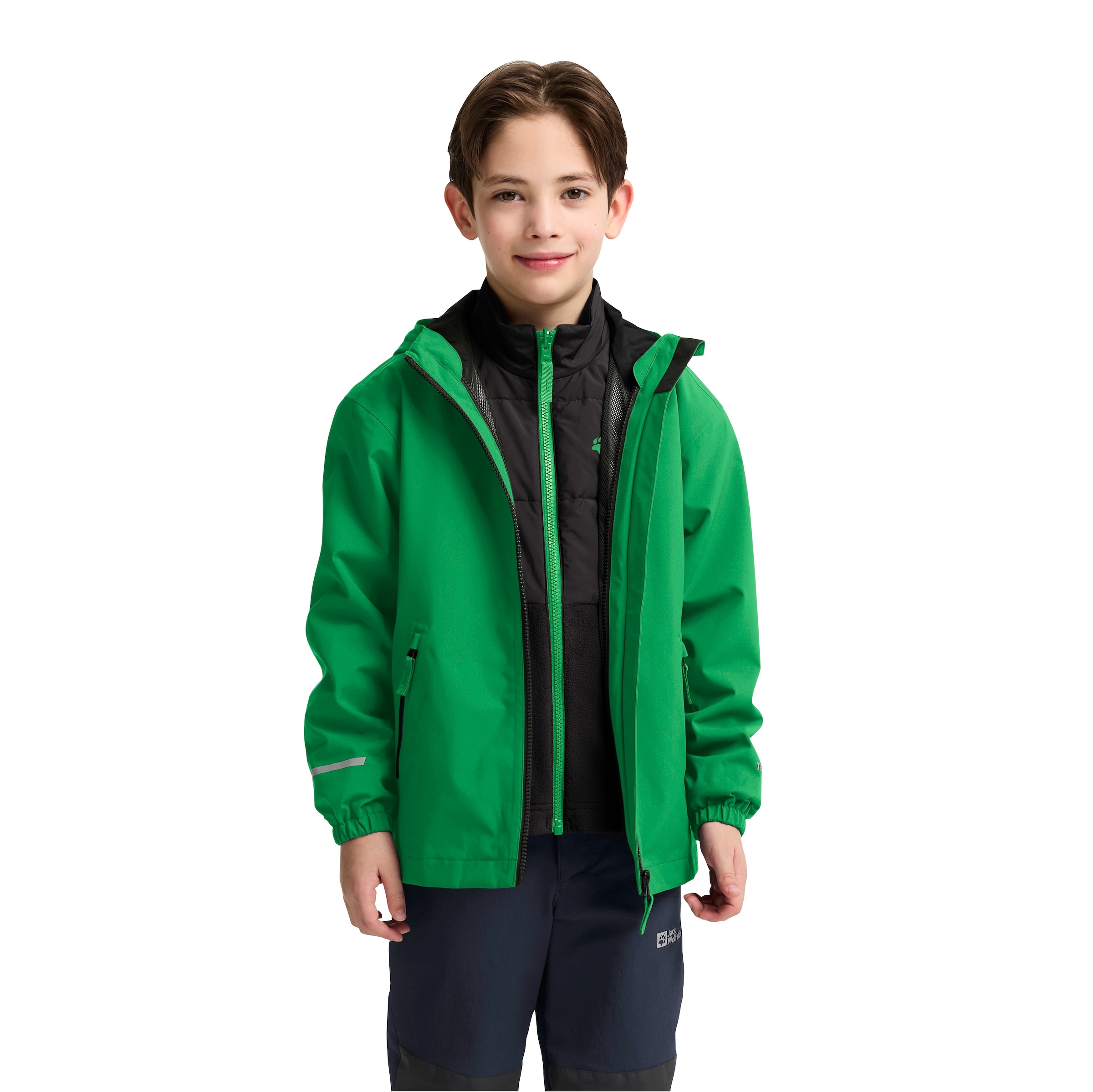 Jack Wolfskin 3-in-1-Funktionsjacke »HYBRID 3IN1 JACKET K« 3in1, wasserdicht, Übergangsjacke/Winterjacke