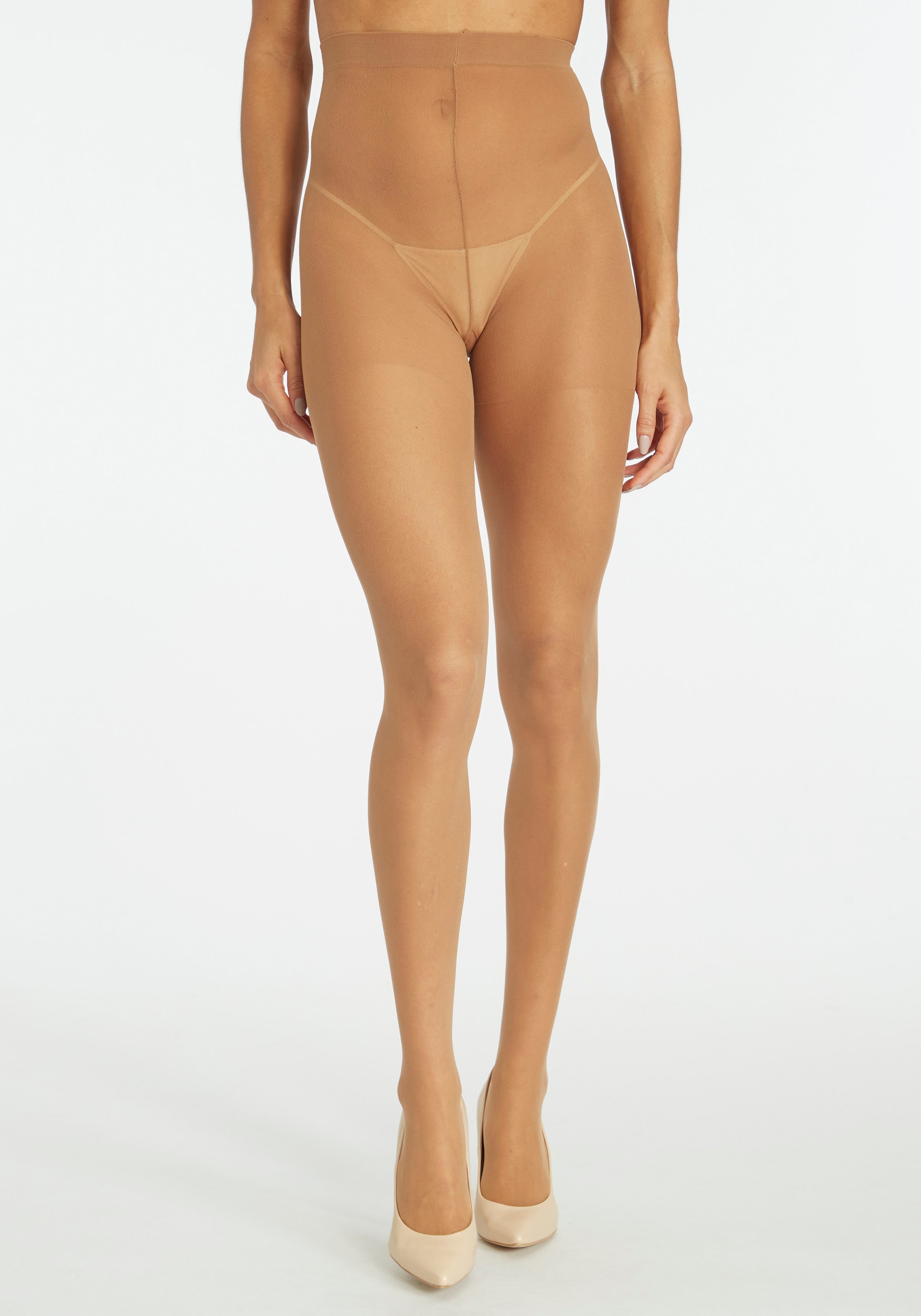 Vivance Feinstrumpfhose, (Packung, 2 St.), Super-Stretch-Curvy Panty
