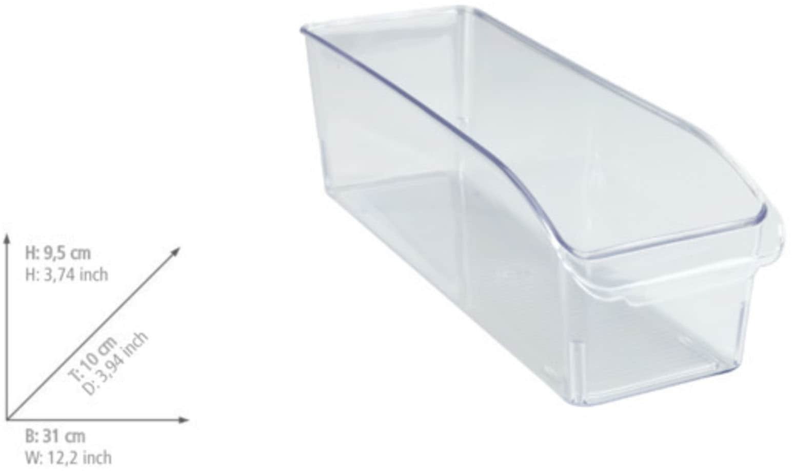 WENKO Aufbewahrungssystem »Kühlschrank-Organizer-Set«, (Set, 3 tlg.), Boxen für Vorräte & Lebensmittel, für Kühlschrank & Vorratsschrank