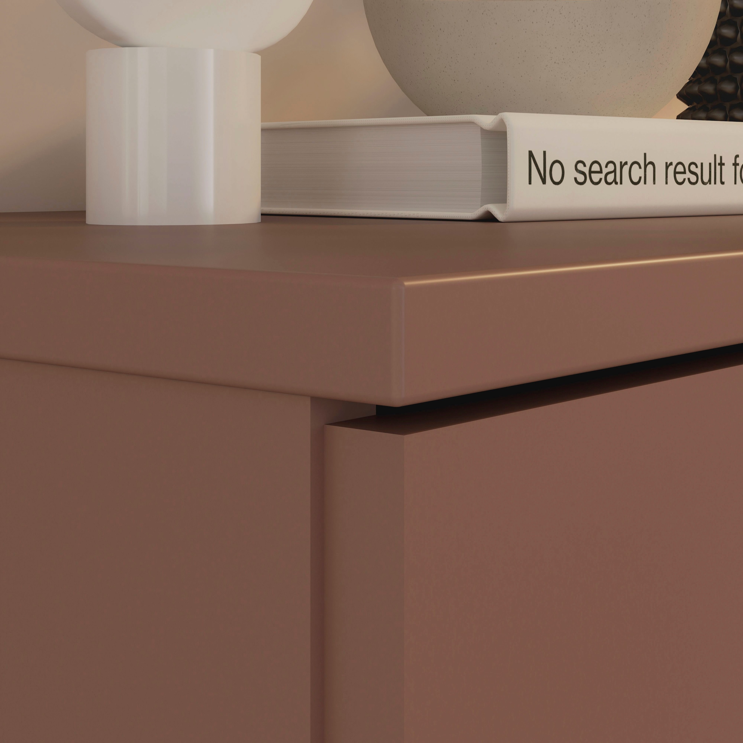 FORTE Sideboard »Ganymede«, Sideboard, Stauraum, Schublade; Metallgriffe, 4 Dekore, Breite 119,8cm