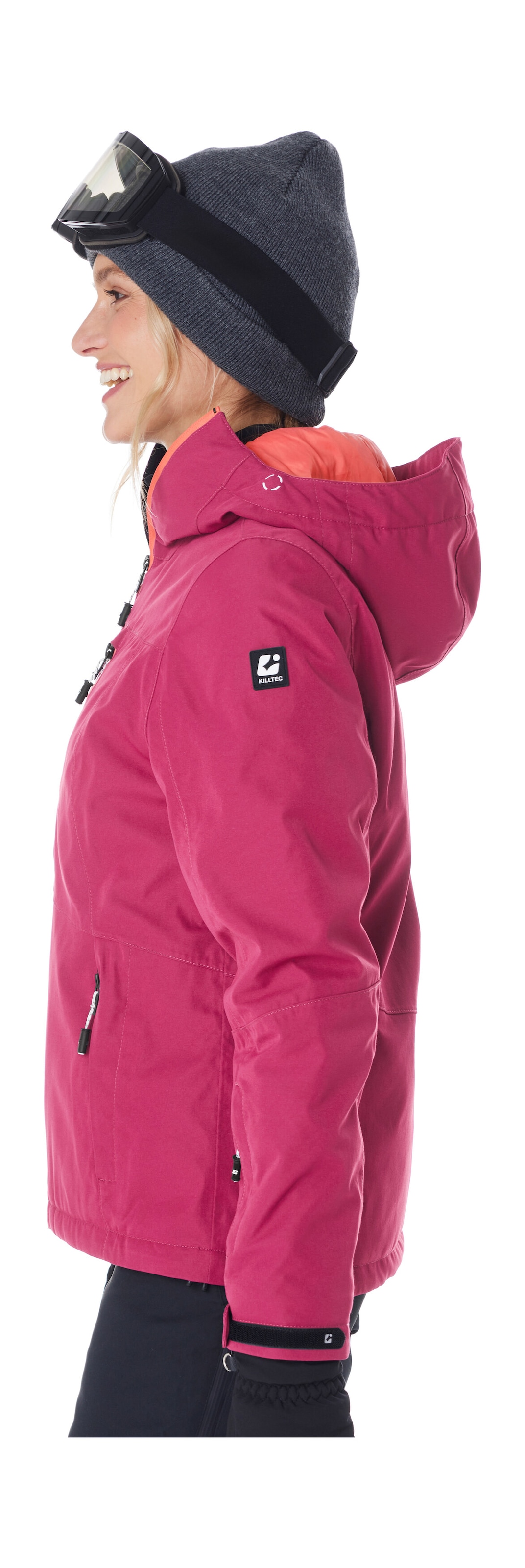 Killtec Skijacke »KSW 276 WMN SKI JCKT« Wasserdichte Damenjacke mit Schneefang, Atmungsaktivität und Taschen
