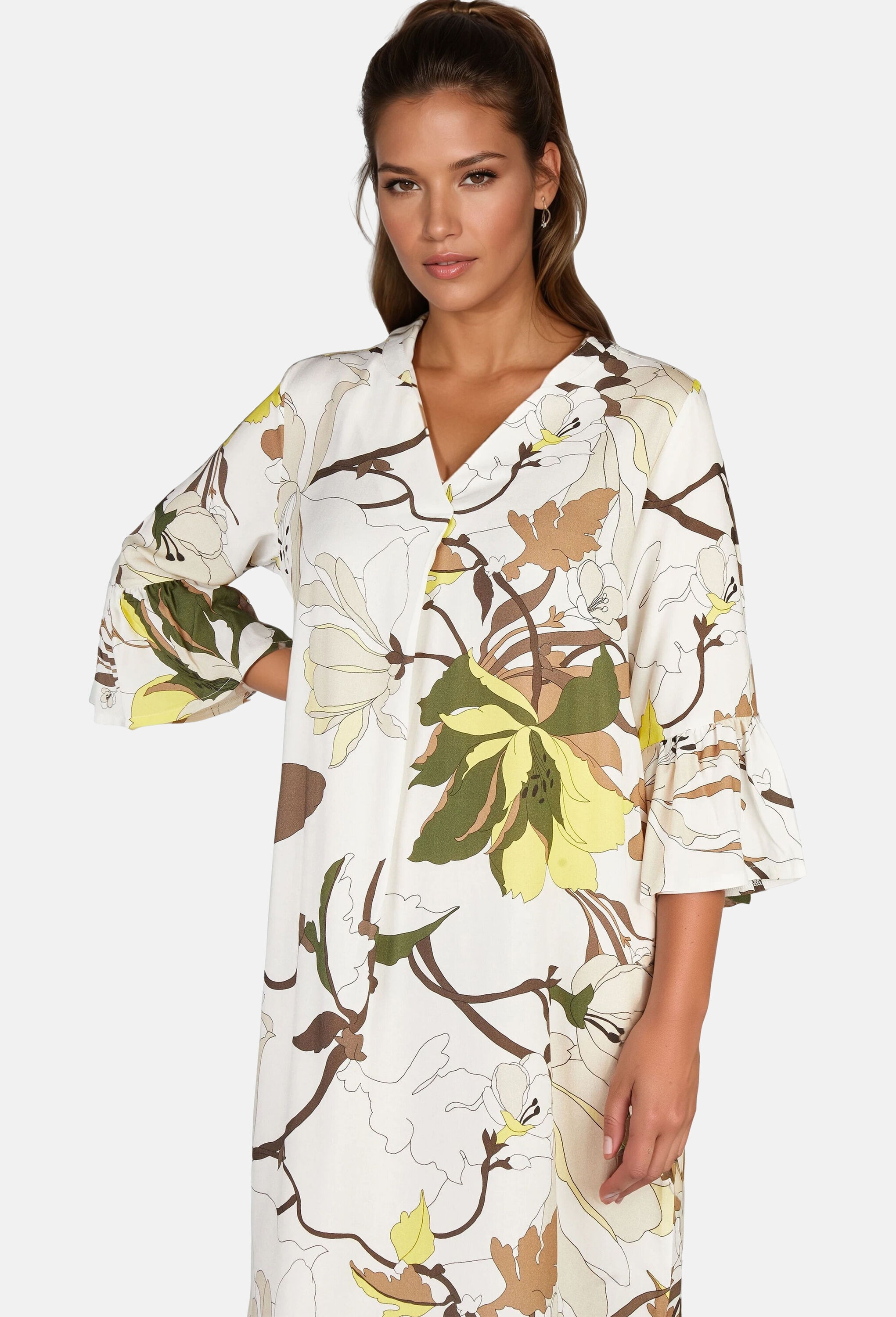 NAVIGAZIONE Blusenkleid »NAVIGAZIONE Kleid« Blumenmuster