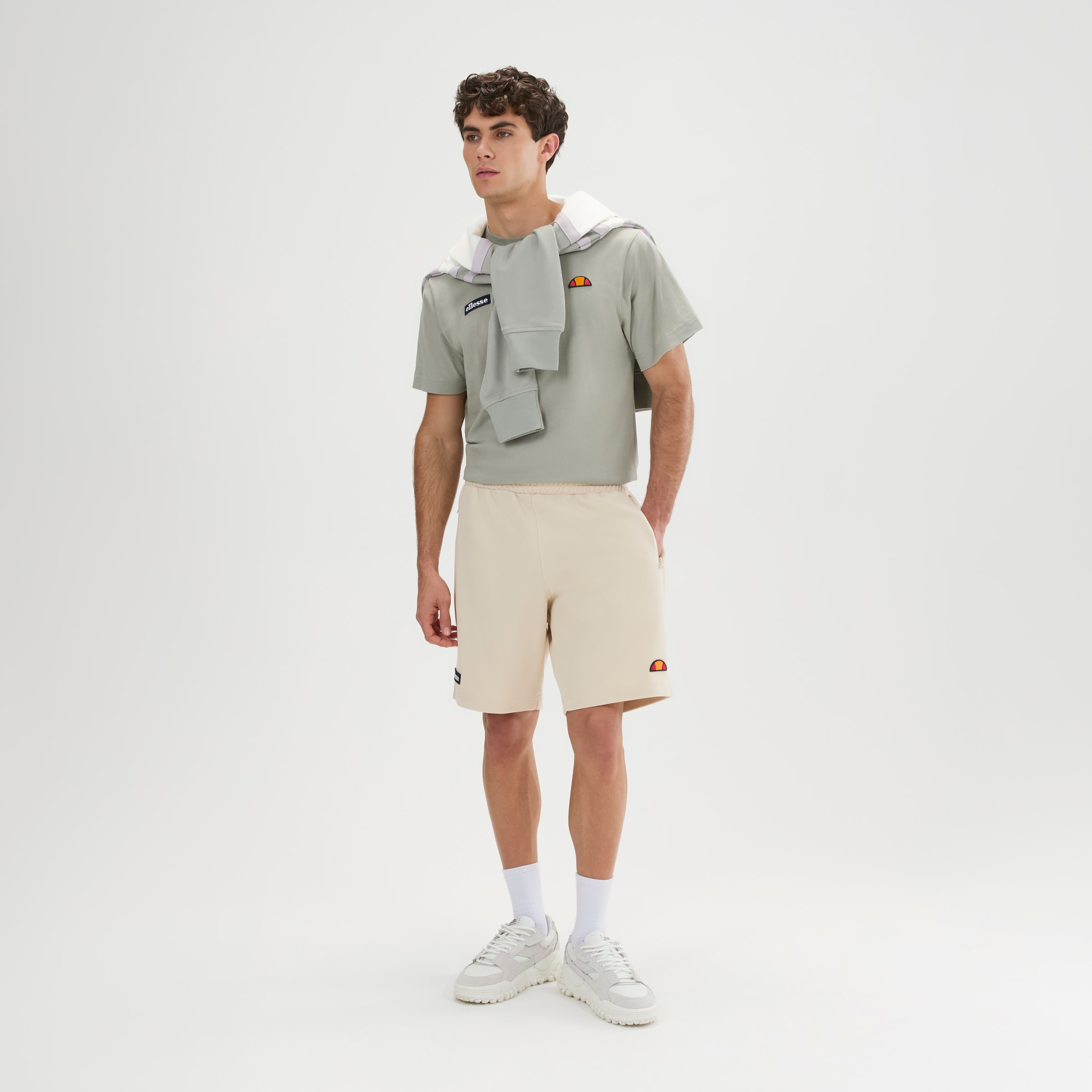 Ellesse T-Shirt »FLORAN TEE« mit Rundhalsausschnitt, Kurzarm-Design, aus Baumwolle, normale Länge