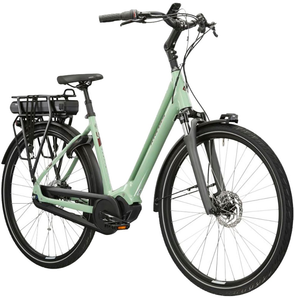 Kross E-Bike »E-Citybike Sentio Hybrid 4.0 28 Zoll grün«, 7 Gang, Shimano, NEXUS, Mittelmotor 250 W, Pedelec, Elektrofahrrad für Damen und Herren