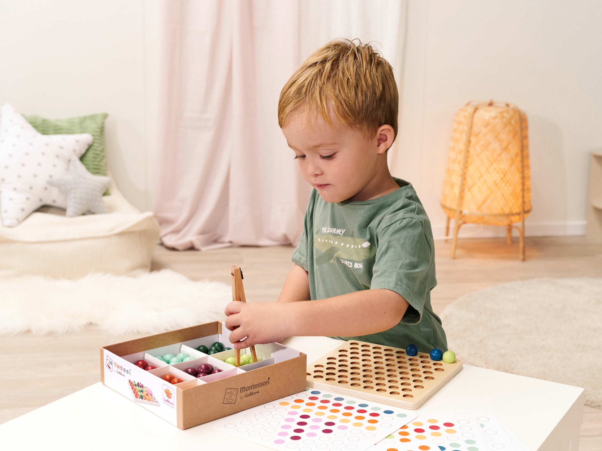 Eichhorn Steckspielzeug »Montessori Sortierperlen«