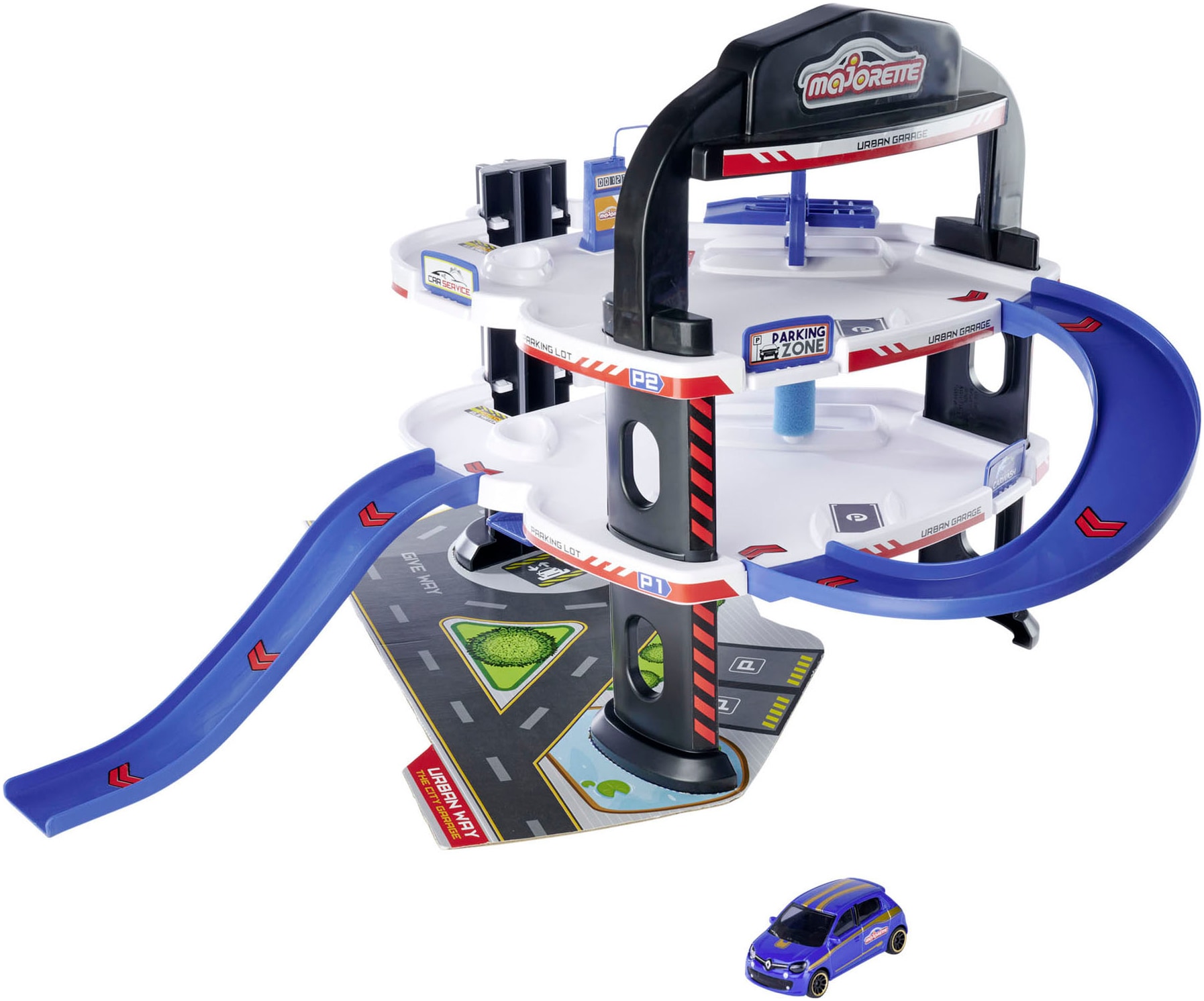majORETTE Spiel-Parkgarage »Urban Garage 60 Years Anniversary+1 Car«