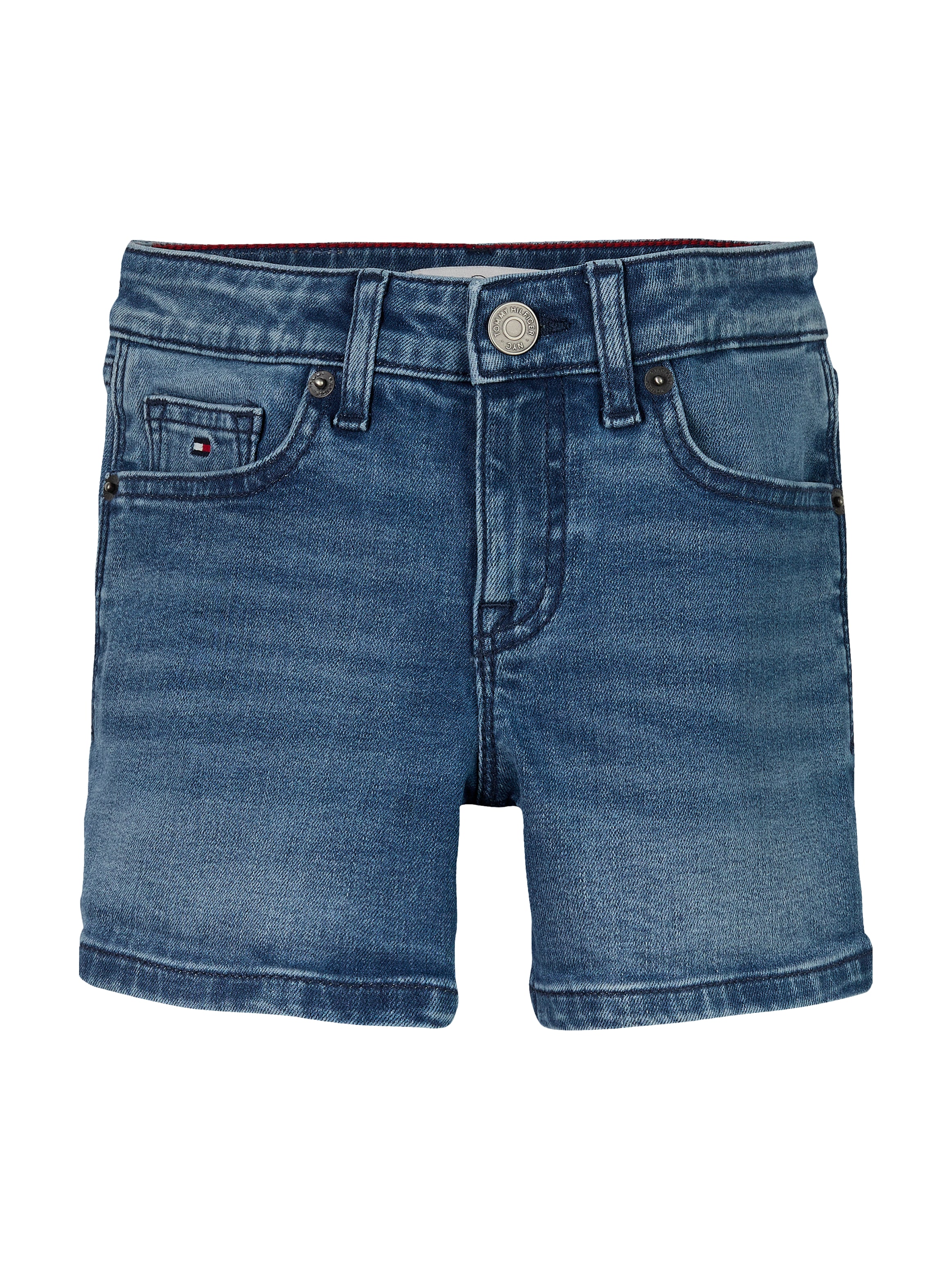 Tommy Hilfiger Shorts »NORA SHORT«, in blauer Waschung