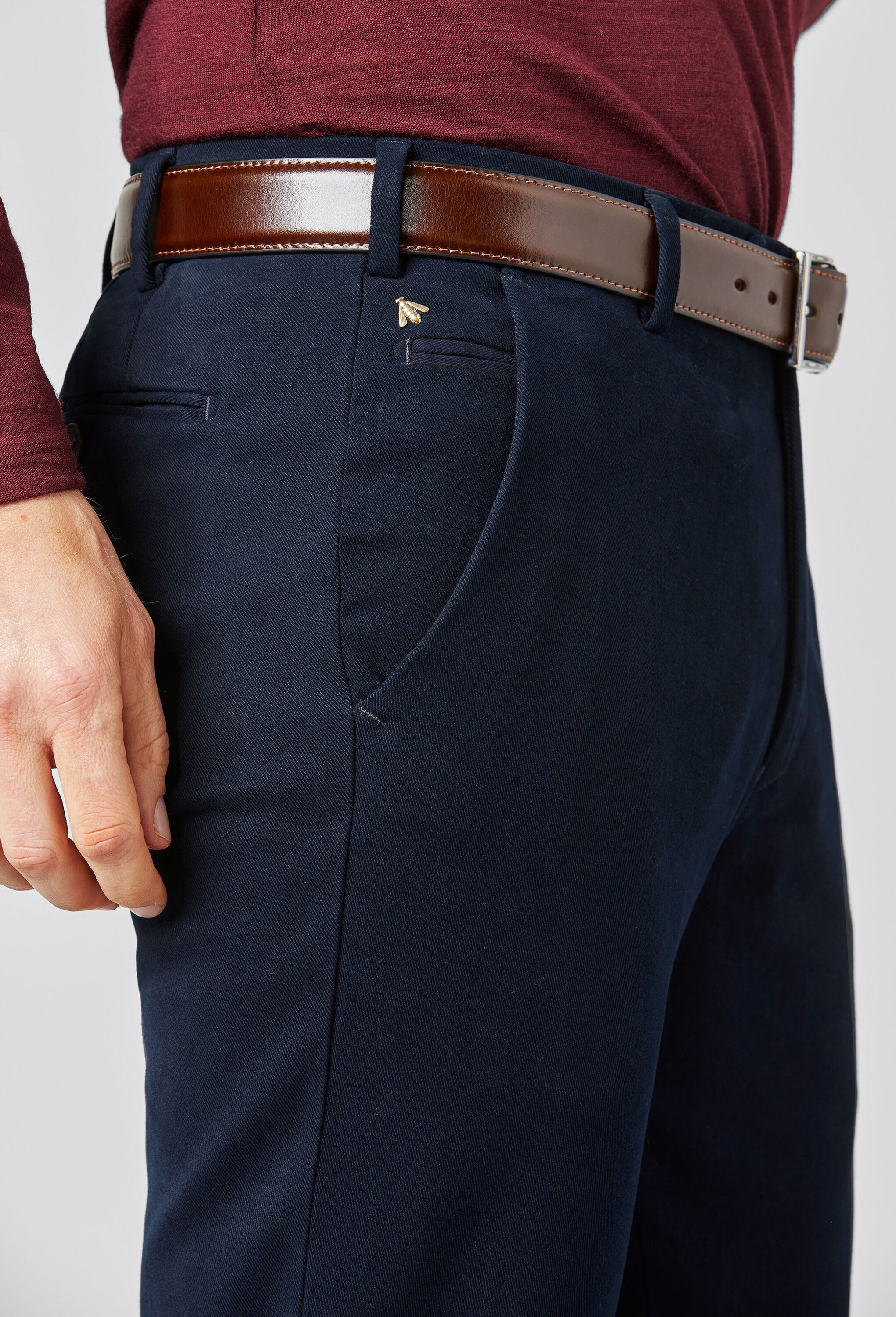 MEYER Chinohose »Bonn 2-8616«  aus Luxus Twill