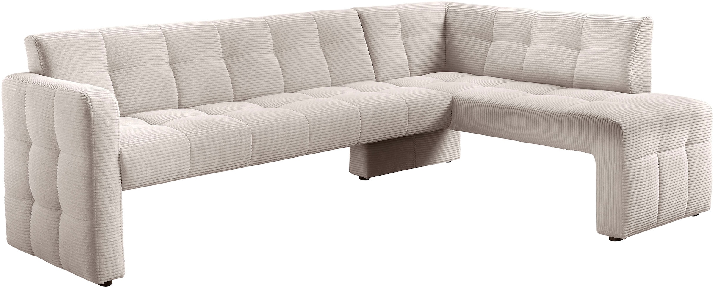 exxpo - sofa fashion, »Barista, bequem und elegant, hohe Bodenfreiheit,« Eckbank Barista bequem und elegant, hochwertige Detailverarbeitung, beige,