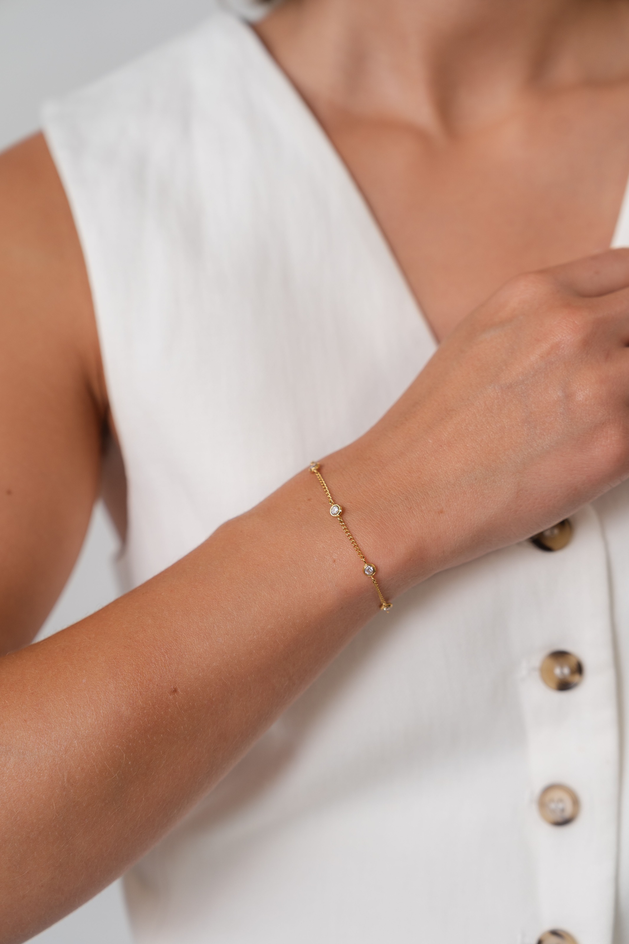 Purelei Armband »Schmuck Geschenk Spotlight Armkette, 22462-Bracelet-Spotlight«, mit Zirkonia (synth.)