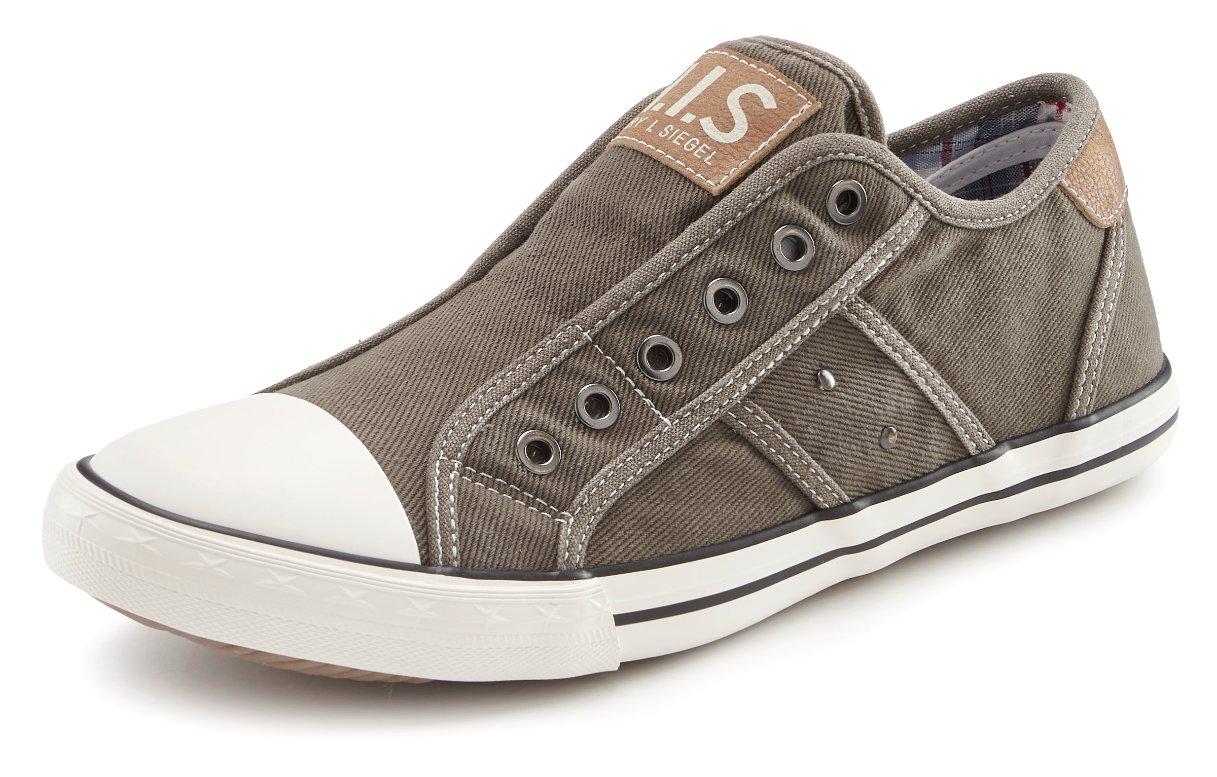 H.I.S Sneaker »Textilschuh, Stoffschuh, Turnschuh, Halbschuh, Freizeitschuh, Slipper«  NEU Slip-On-Sneaker aus weichem Textilmaterial, Unisex