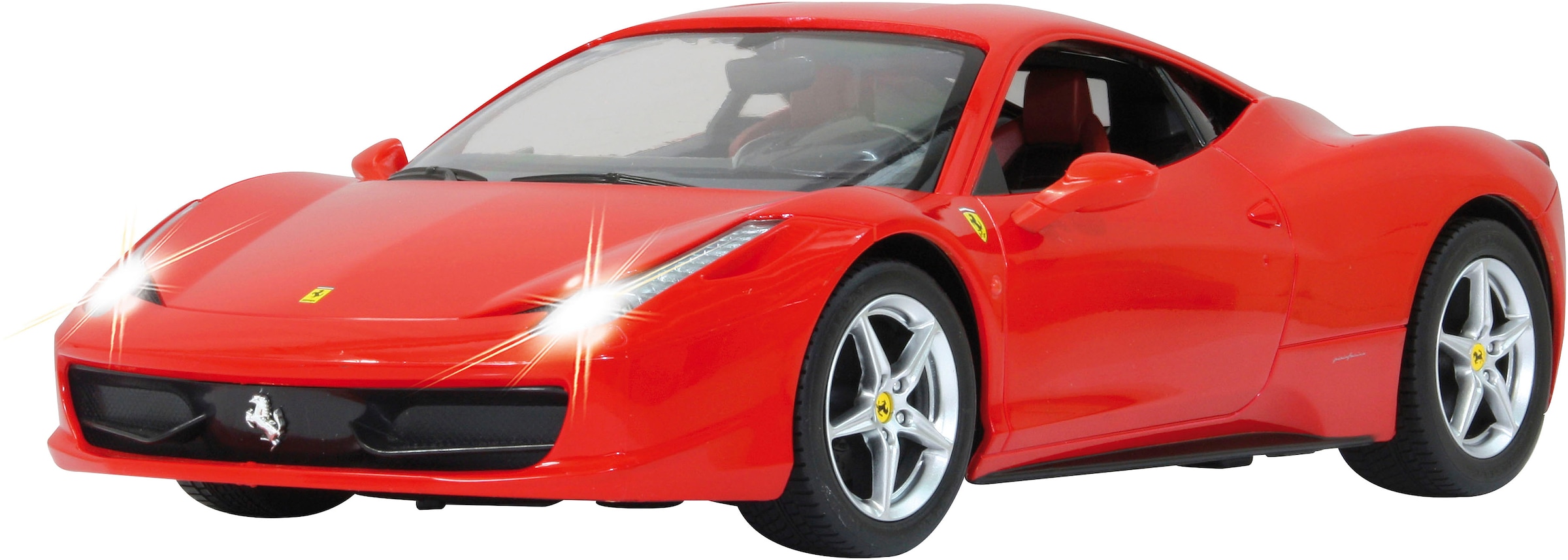 Jamara RC-Auto »Deluxe Cars, Ferrari 458 Italia, 1:14, rot, 2,4GHz« mit LED-Licht