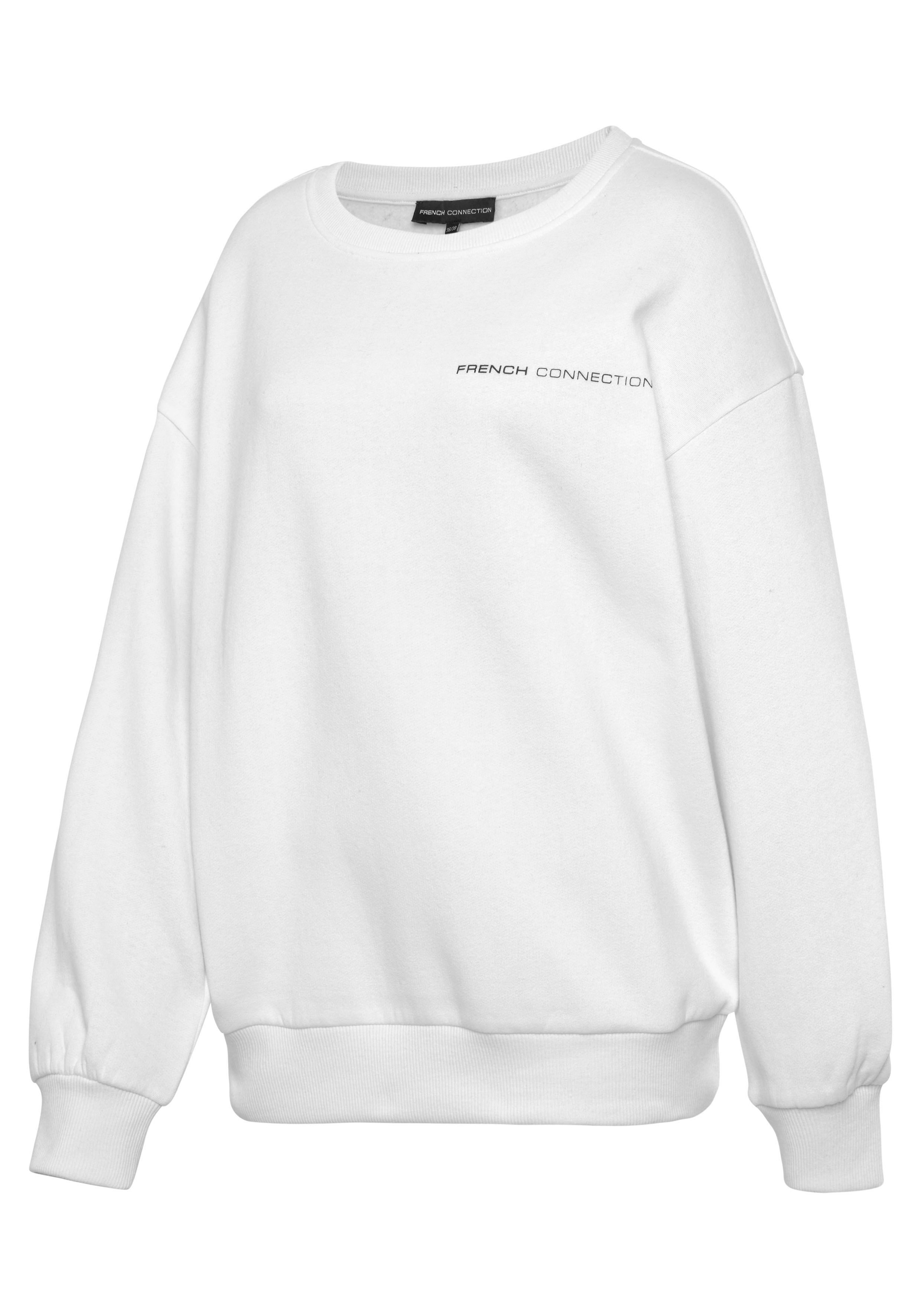 French Connection Sweatshirt, mit Schriftzug auf dem Rücken