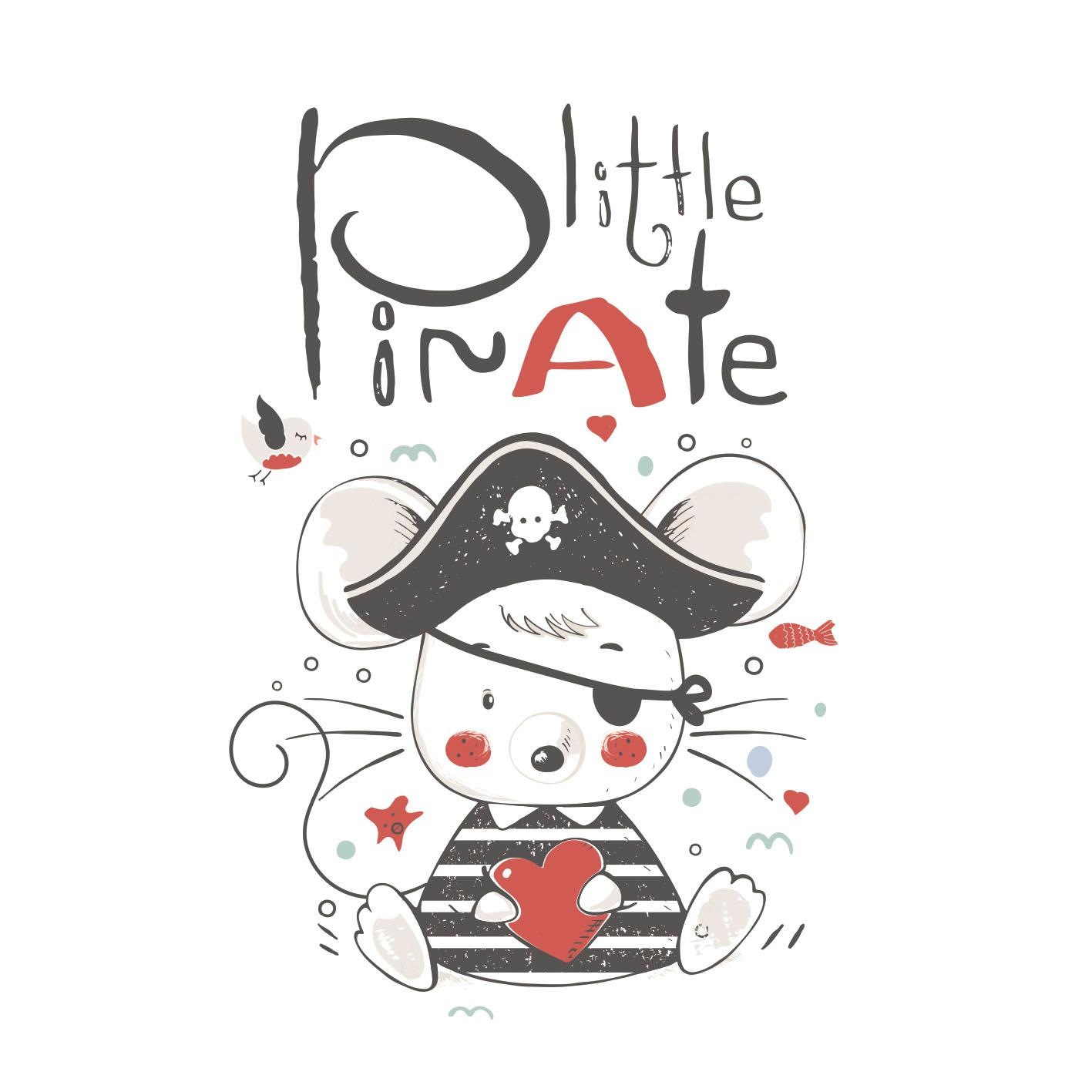 queence Dekokissen »»Little Pirate««, Kissenhülle ohne Füllung, 1 Stück