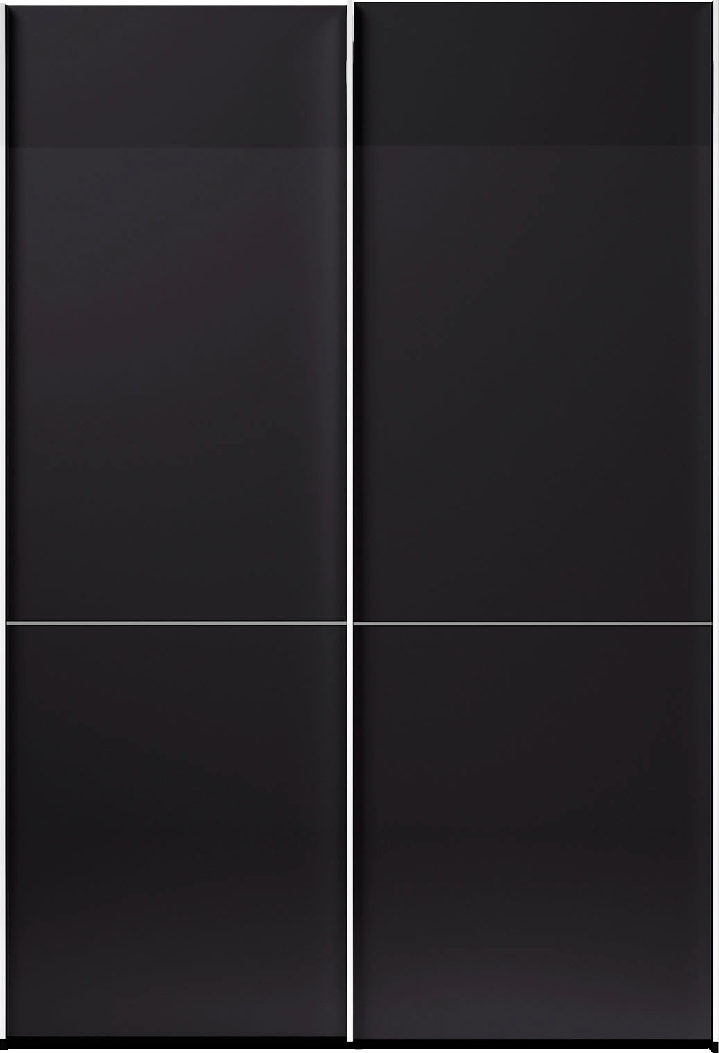 Musterring Schwebetürenschrank »Imola W« inkl. Einlegeböden und Kleiderstangen, mit Glastüren und Aufleistungen