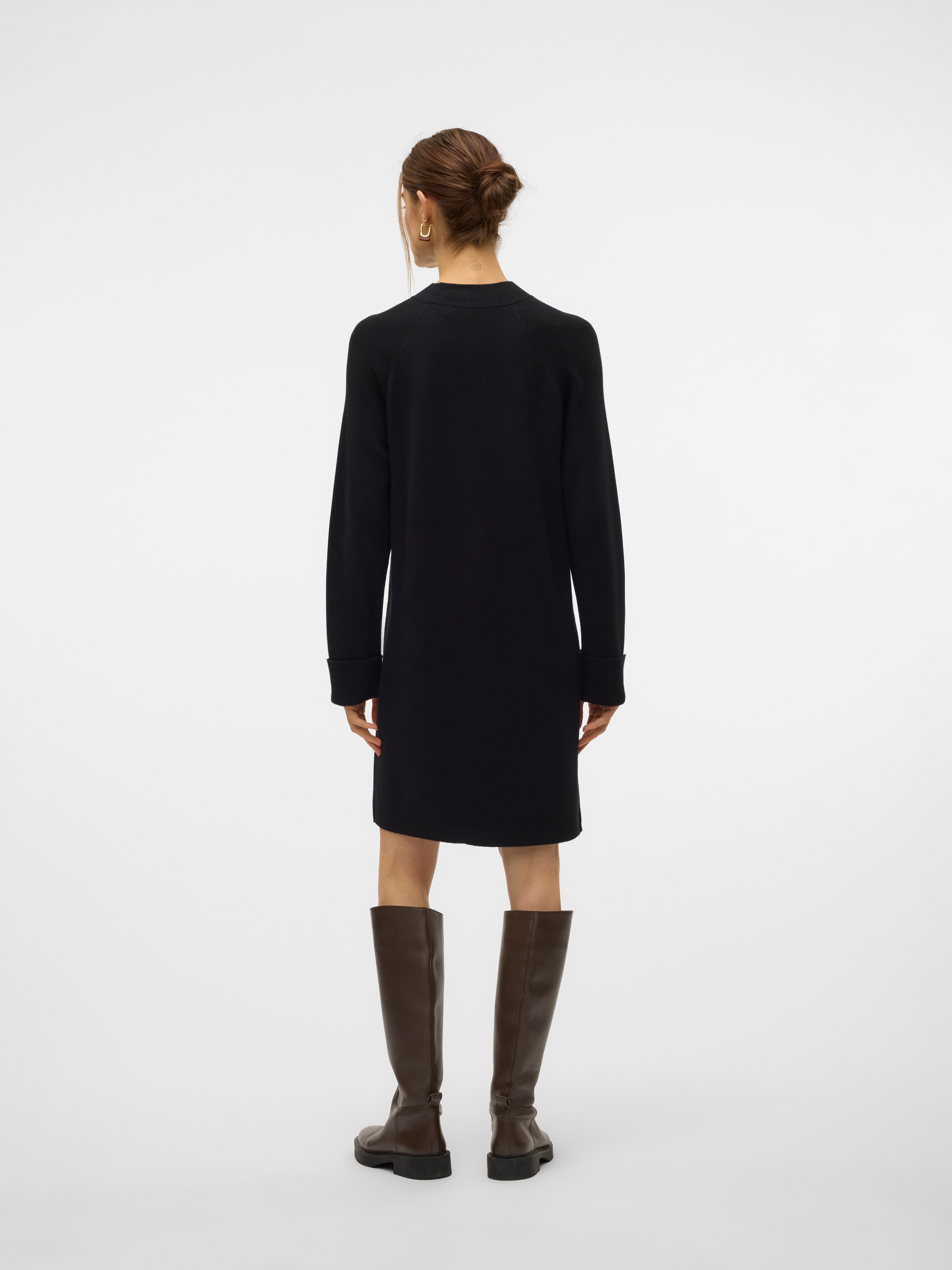 Vero Moda Strickkleid »VMGOLD MIX LS HIGHNECK ABK DRESS GA«