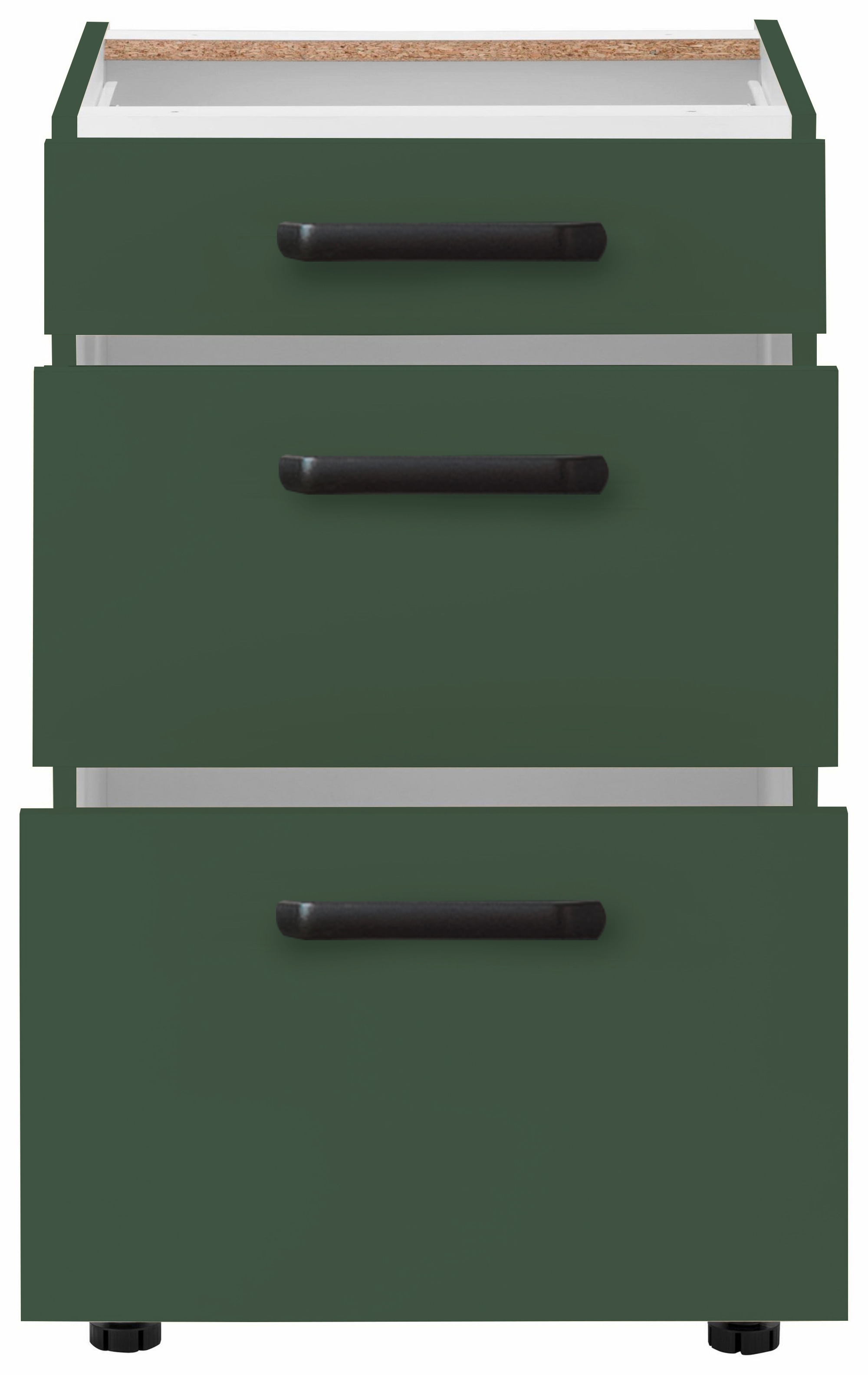 wiho Küchen Unterschrank »Simi« Soft-Close-Funktion in Schubkästen und Auszügen, verstellbare Füße