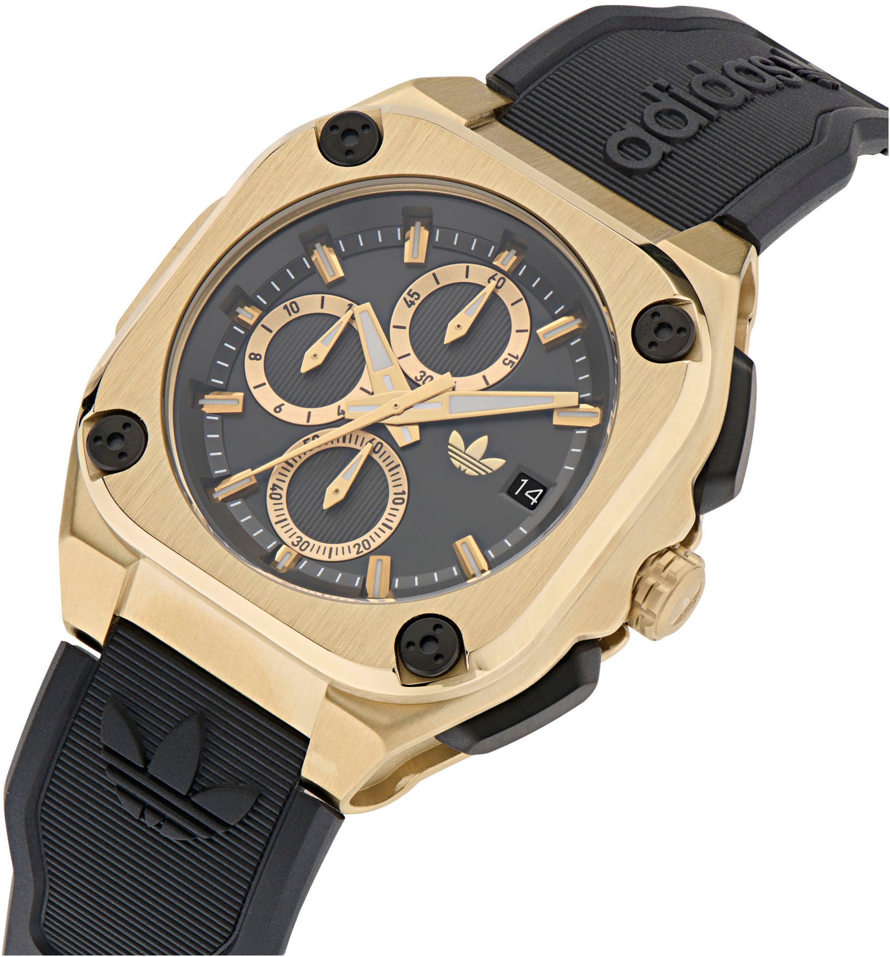 adidas Originals Chronograph »CITY TECH THREE CHRONO«, Armbanduhr, Herrenuhr, Stoppfunktion, Datum