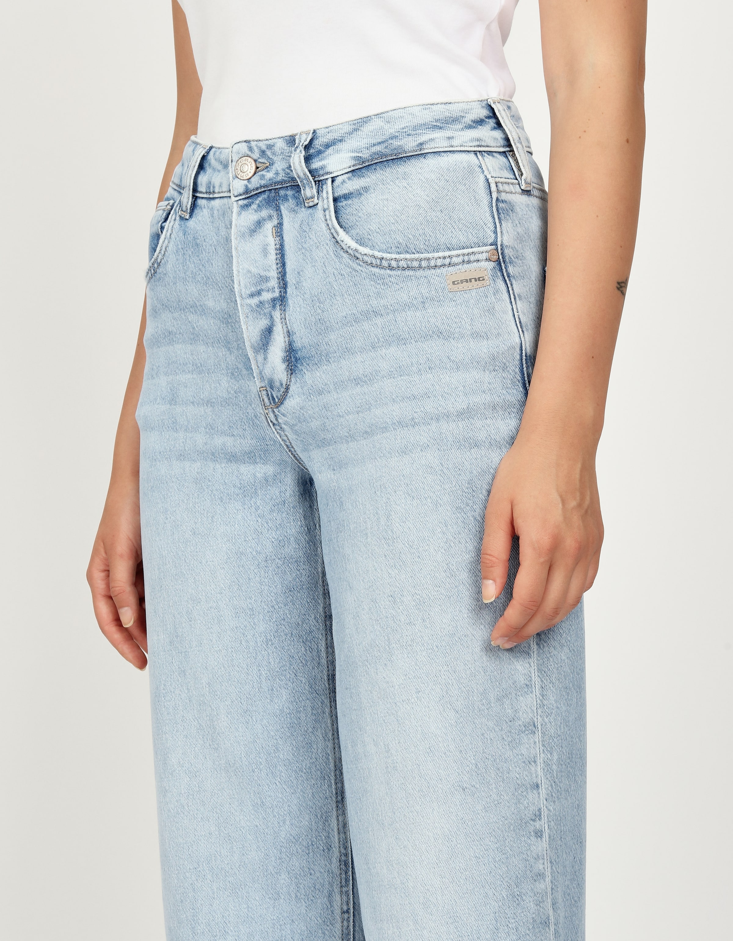 GANG Straight-Jeans »94JUL SLIT«, mit Schlitz