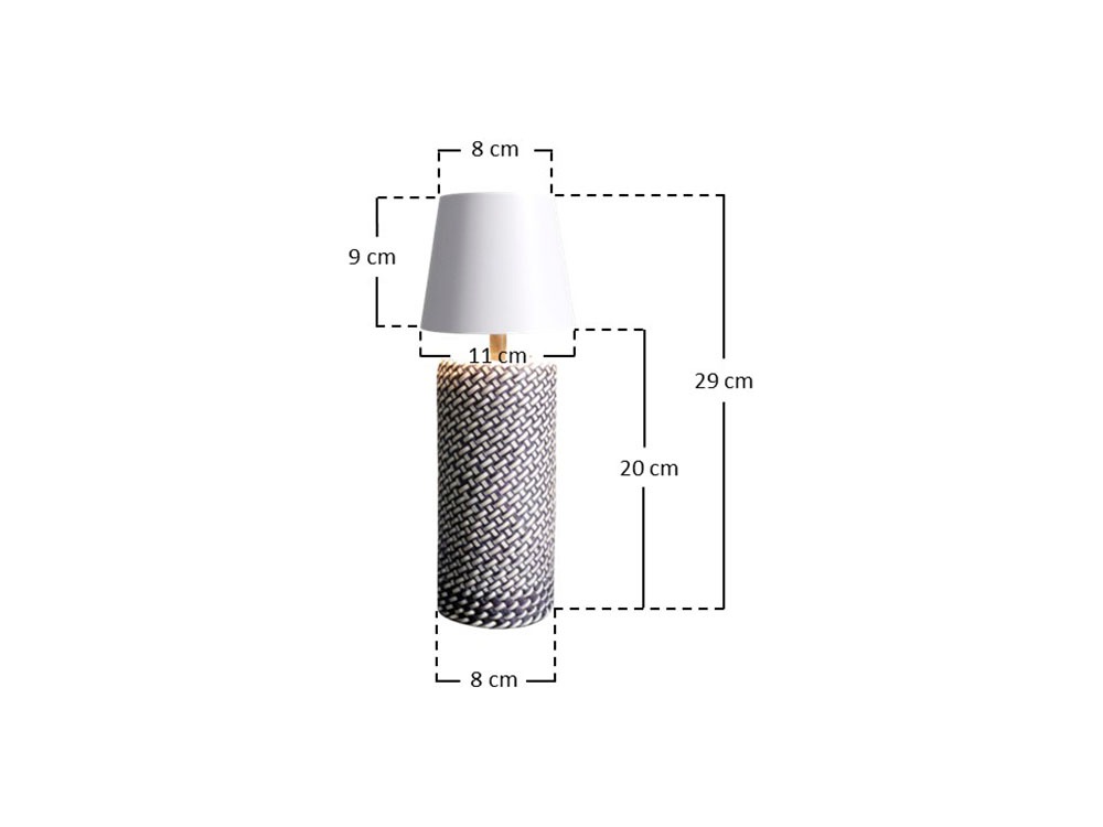 SalesFever LED Tischleuchte »Akku« 1 Stk. Warmweiß tragbar und wiederaufladbar,  stufenloses Dimmen