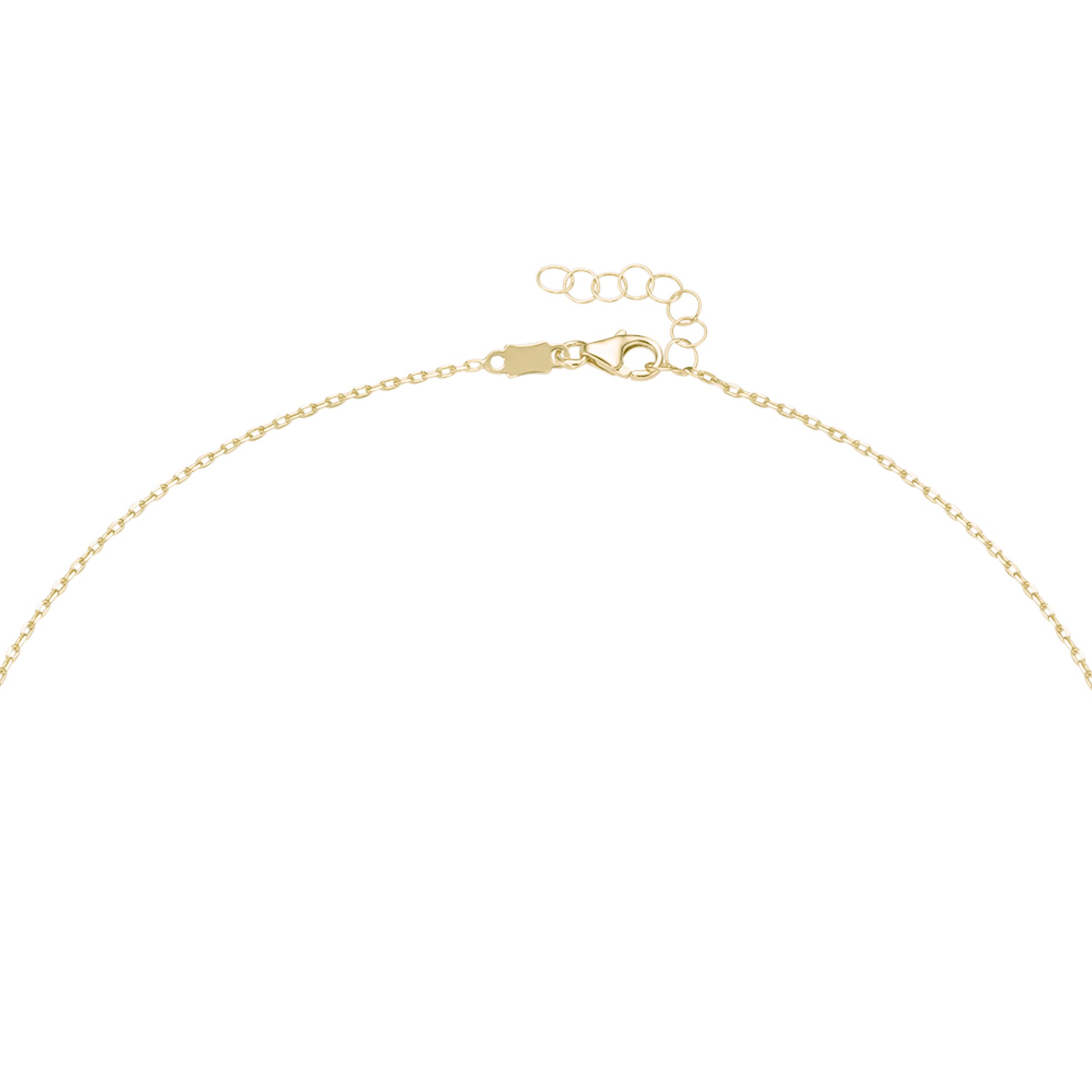 Luigi Merano Goldkette »Kette Kleeblatt-Anhänger mit Perlmutt, Gold 375«