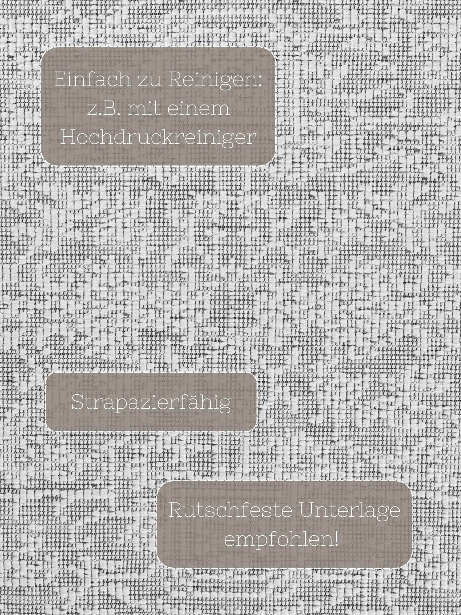 NORTHRUGS Outdoorteppich »Kona Wendeteppich«, rechteckig, 5 mm Höhe, In und Outdoor, Flachgewebe, wetterfest, pflegeleicht, robust