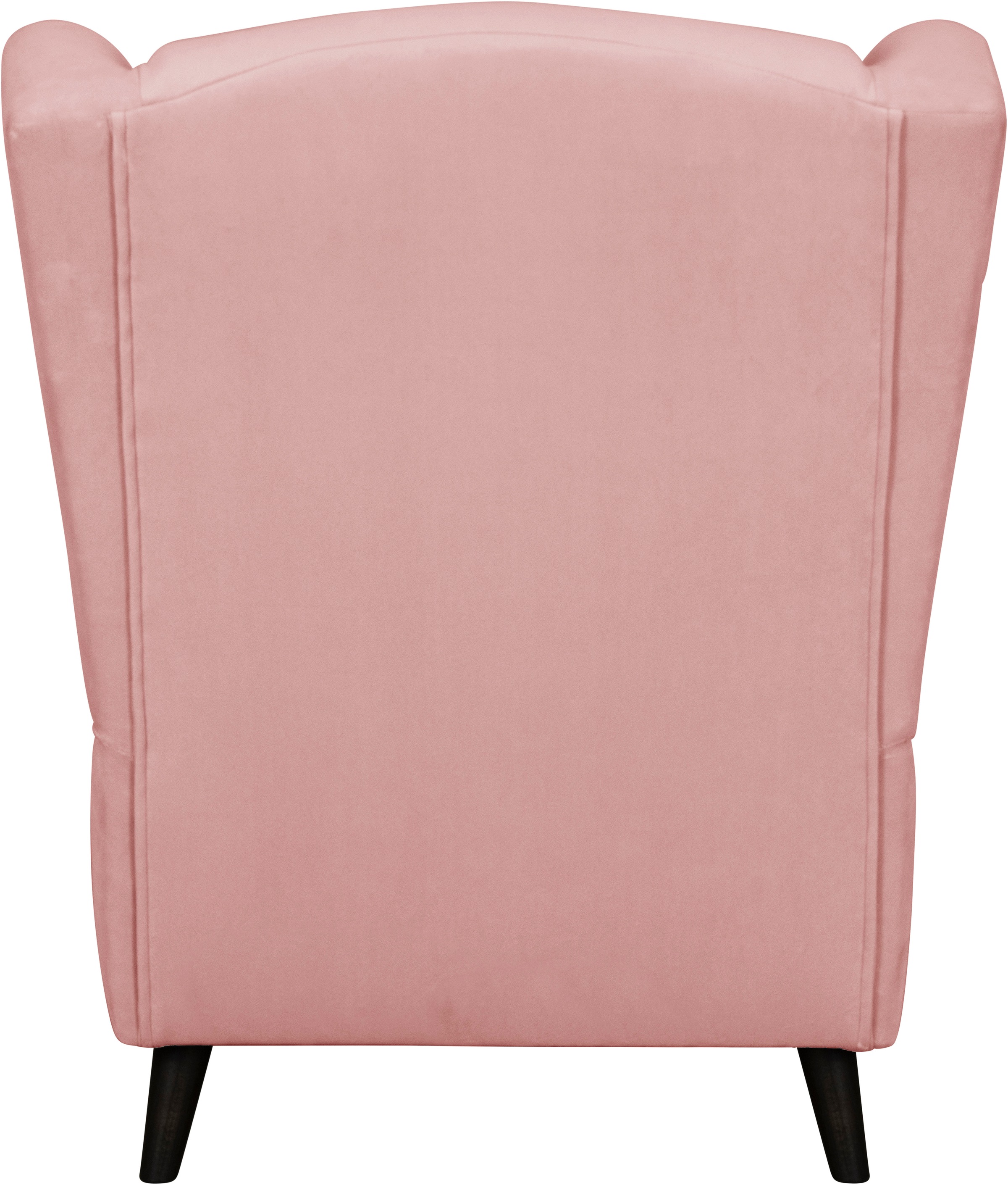 Home affaire Sessel »Ohrensessel CHISTELLE, wahlweise mit Polsterhocker«, mit Wellenunterfederung, Maße: B/T/H: 81/87/99 cm