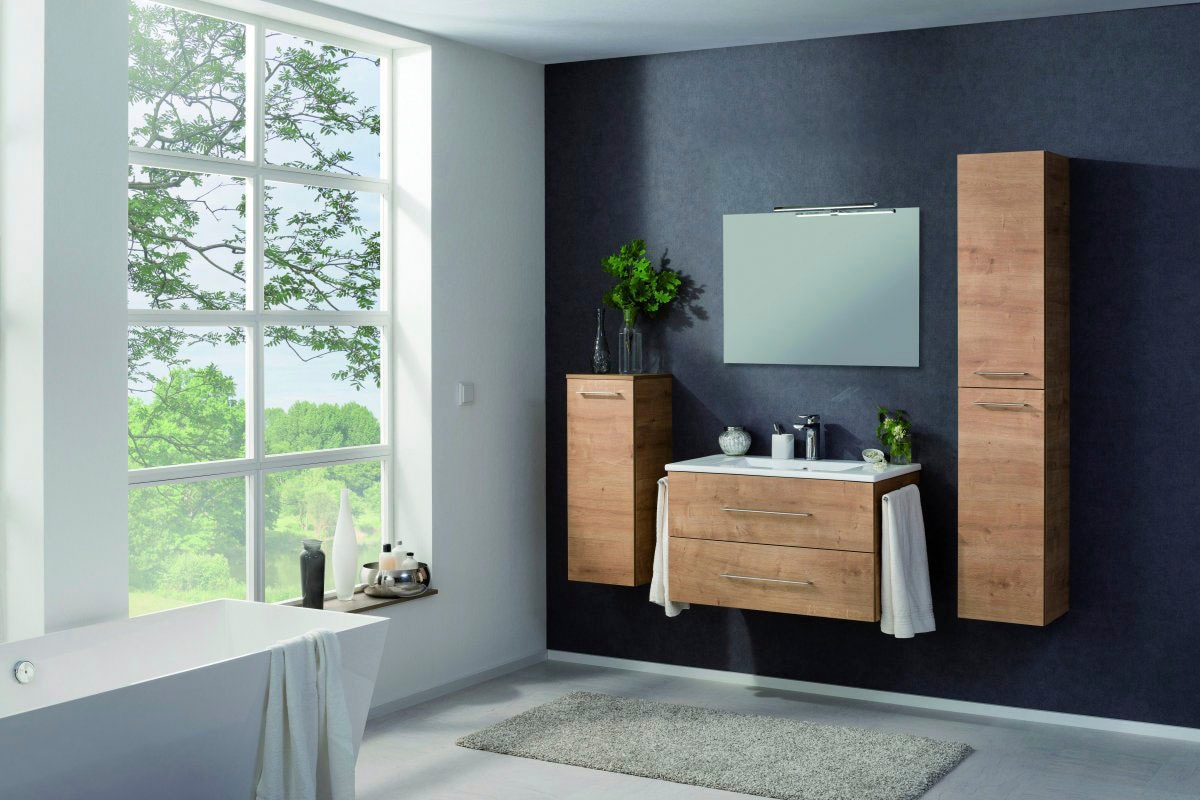 FACKELMANN Midischrank »B.perfekt«, Badmöbel Badmöbel Breite 30,5 cm