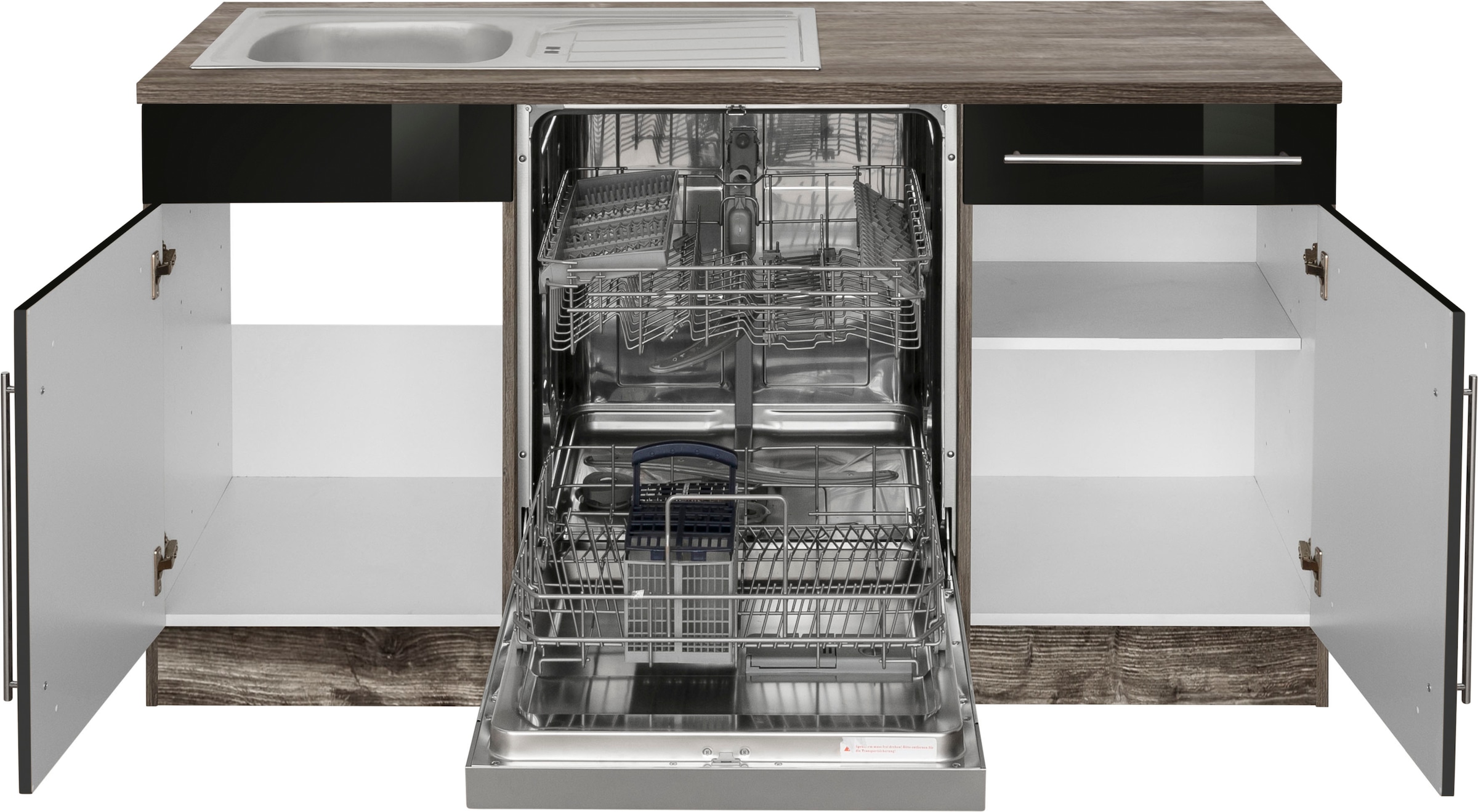 KOCHSTATION Winkelküche »Samos«, mit E-Geräten, Stellbreite 220/220 cm