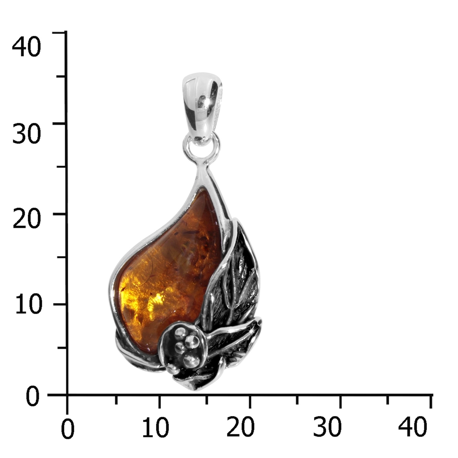 OSTSEE-SCHMUCK Kettenanhänger »- Jana 35 - Silber 925/000 - Bernstein«
