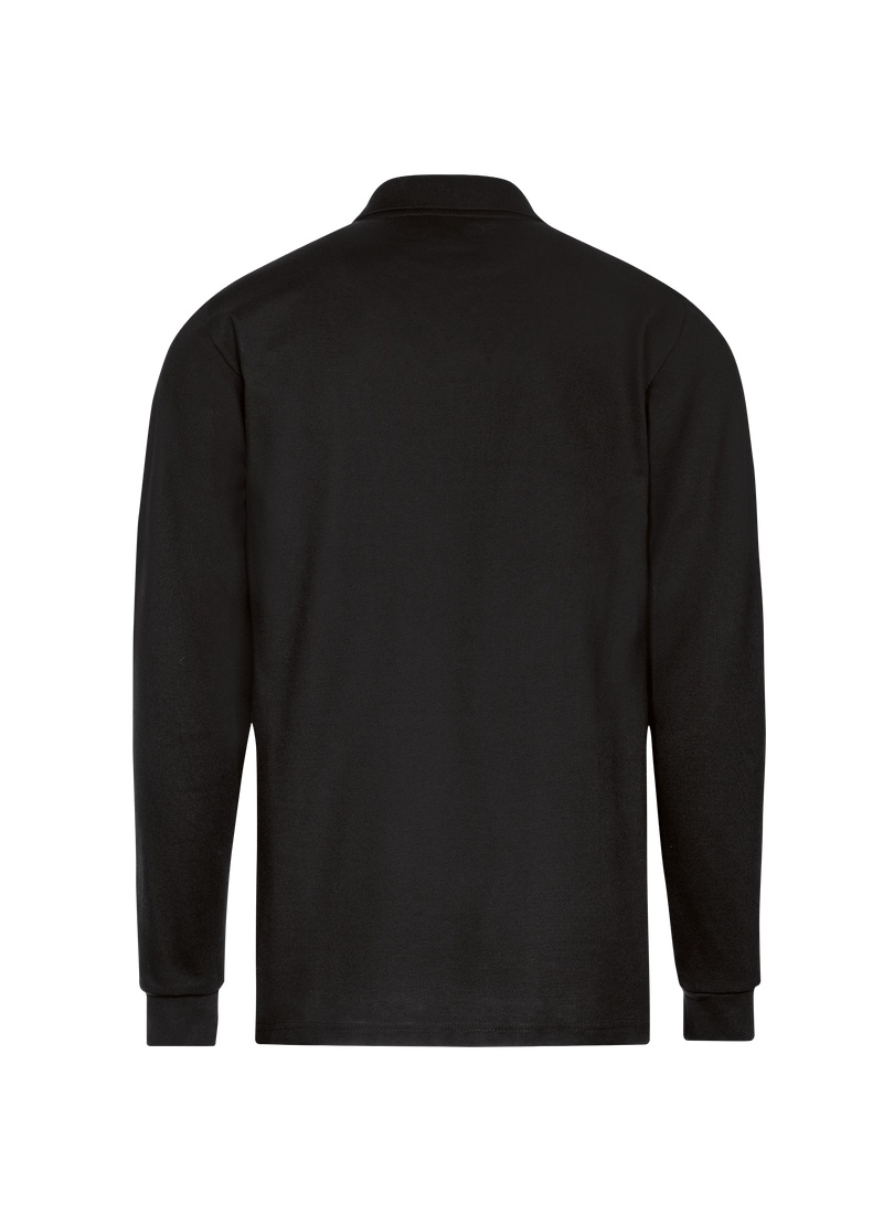 Trigema Poloshirt »TRIGEMA Langarm Poloshirt mit Armbündchen«, (1 tlg.)