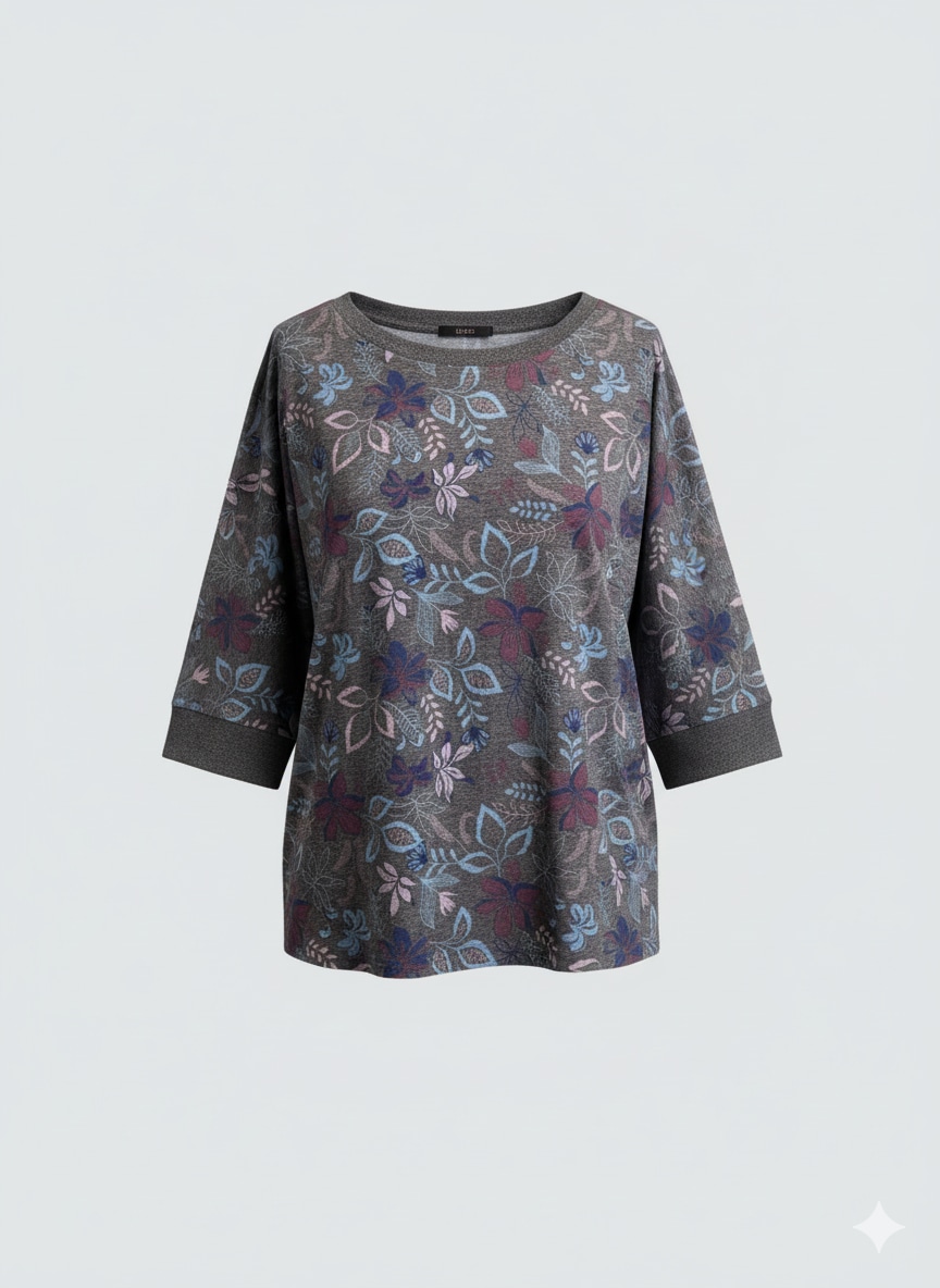Ragwear 3/4-Arm-Shirt »SHIMONA FLOWERS O«