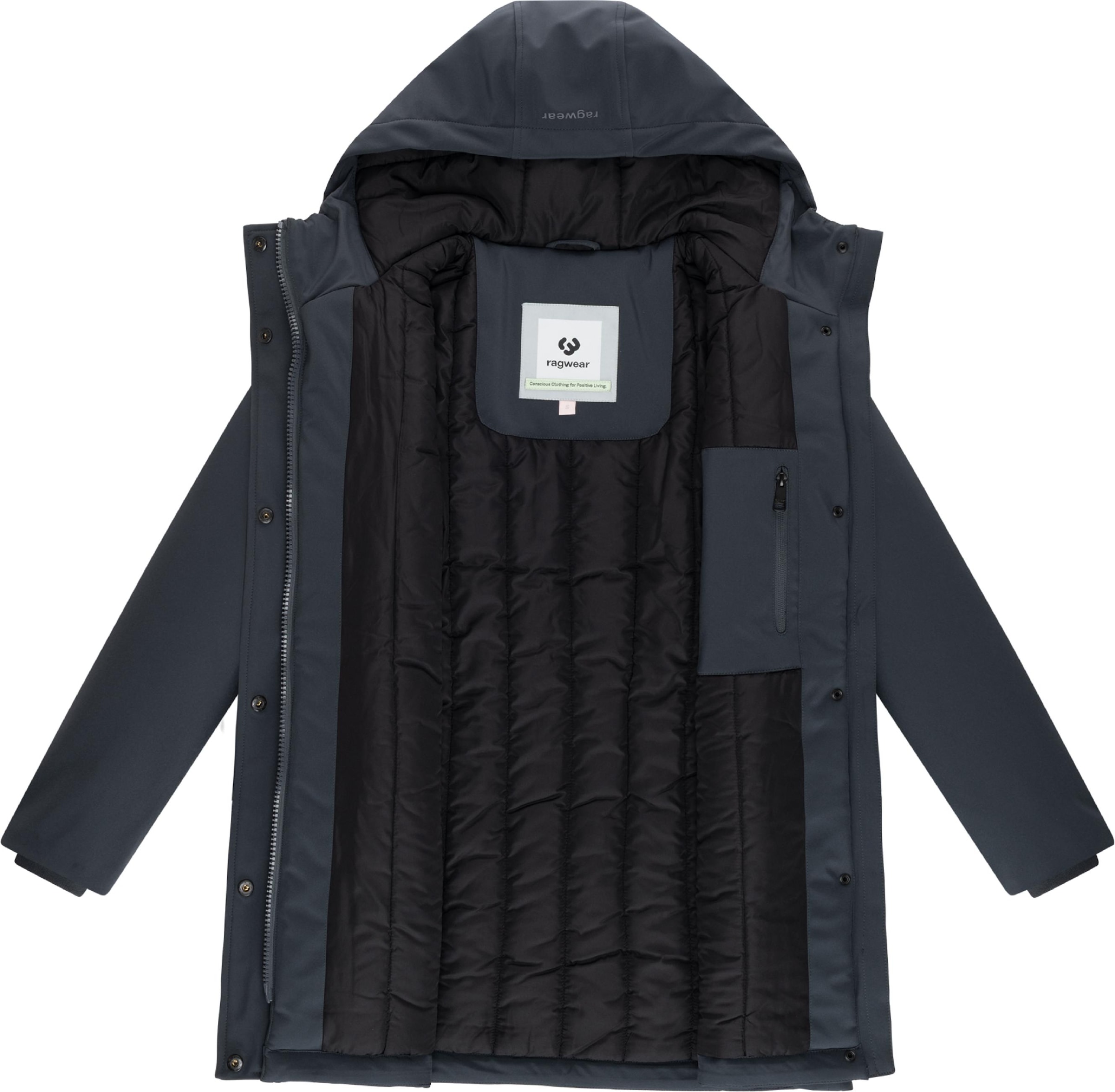 Ragwear Regenmantel »Softshellmantel Navanuti«