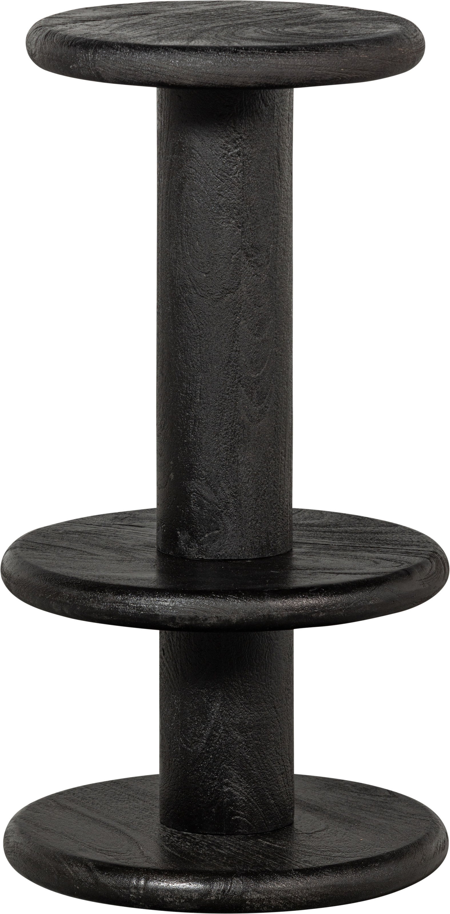 WOOOD Barhocker »Kolby«, aus Mangoholz, runde Form, H 74 cm x Ø 40 cm