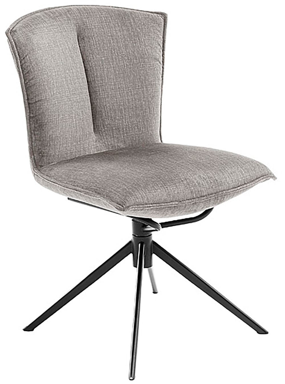 MCA furniture 4-Fußstuhl »NALON Esszimmerstuhl (2er Set) - Stuhl«, (Set), 2 St., Veloursstoff, 360° drehbar, Schwingfunktion, Metall, Veloursoptik, belastbar 120 kg